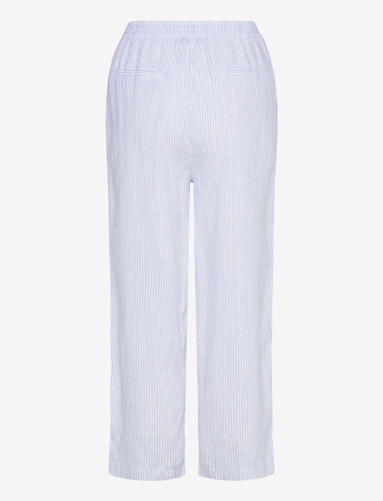 Mango - Straight linen-blend trousers - linen trousers - lt-pastel blue - 1