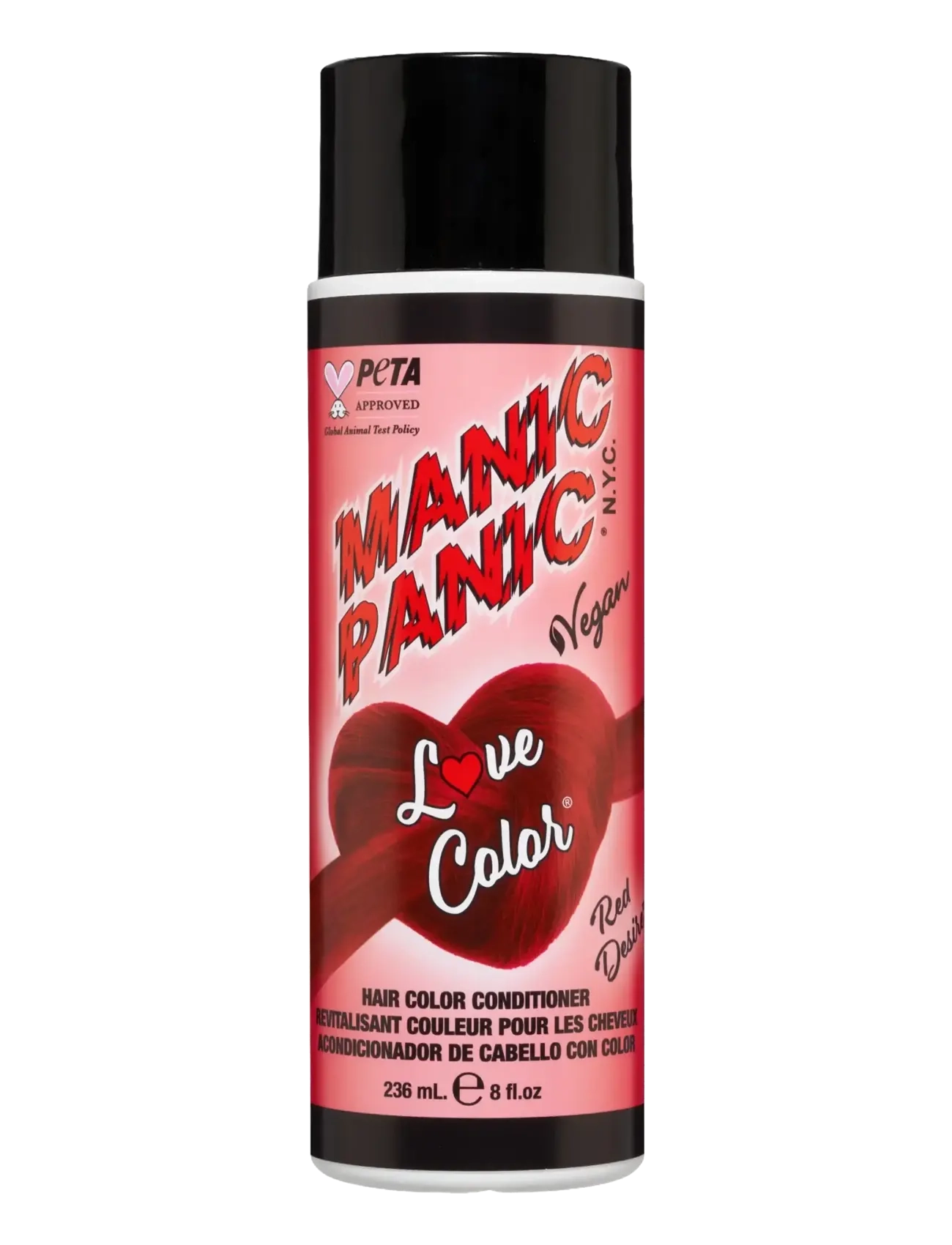 Manic Panic Love Color Red Desire, Balsam, Rød, Str: 236 ML