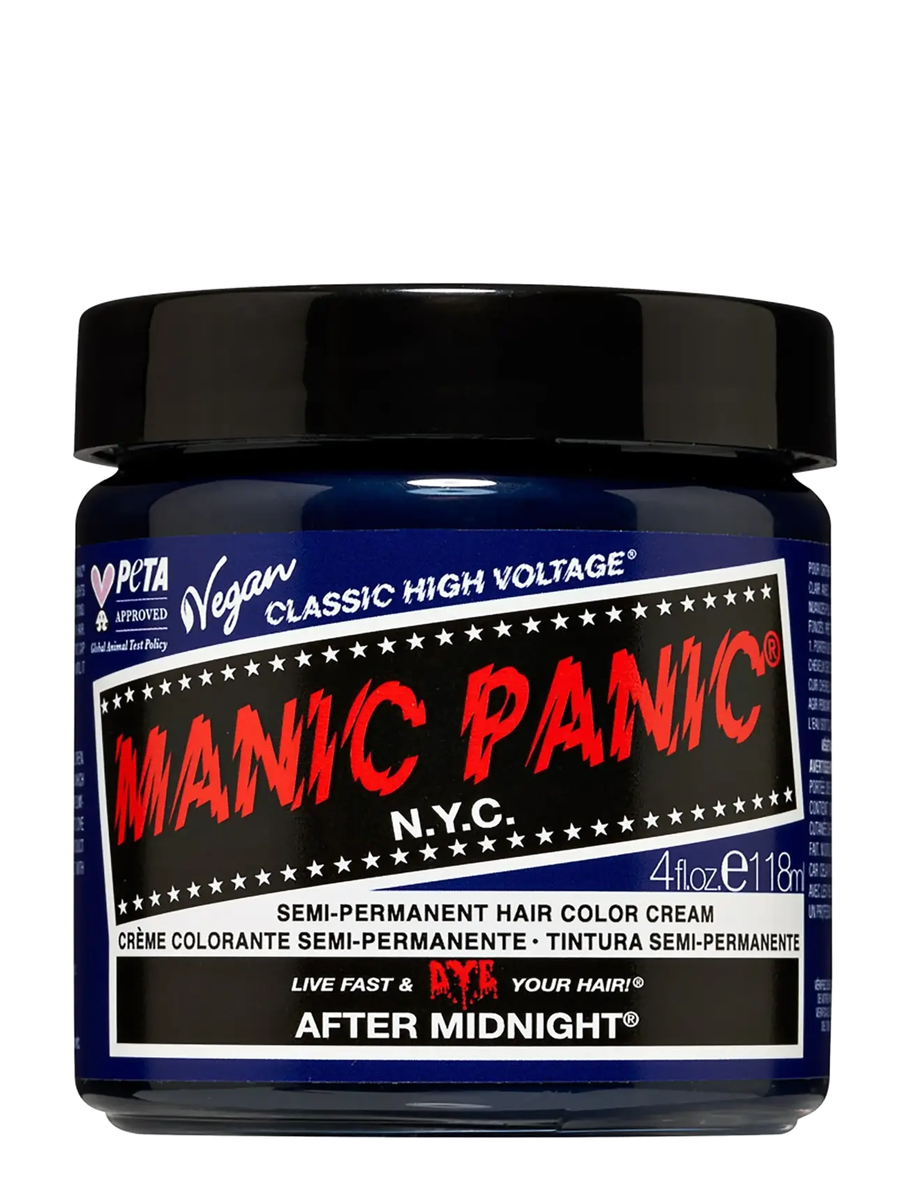 Manic Panic Semi-Permanent Hair Color, 118 ml, Navy, Hair Color > Permanent Hair Color, Dame