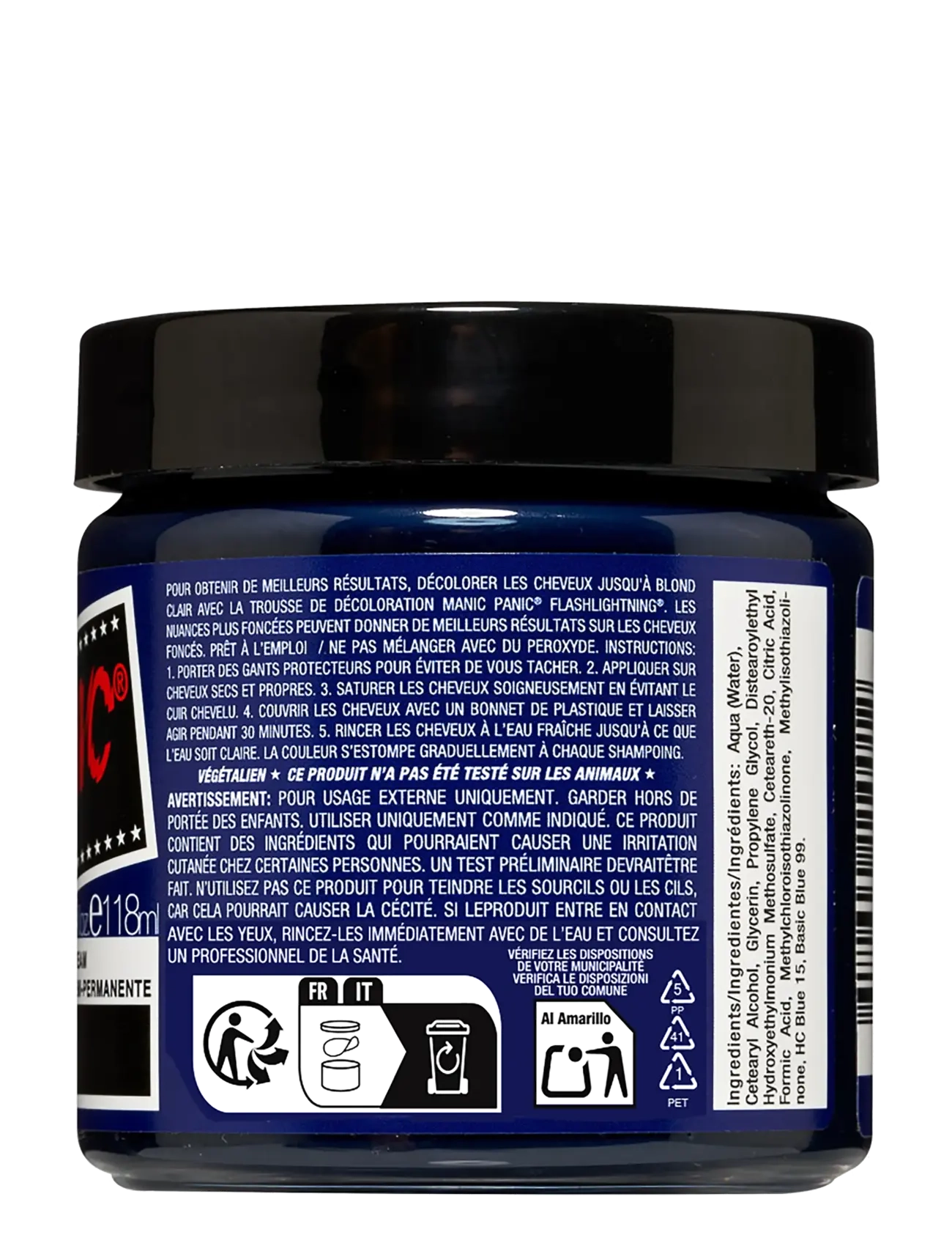 Manic Panic - Semi-permanent hair color - permanent hårfärg - after midnight® - 1