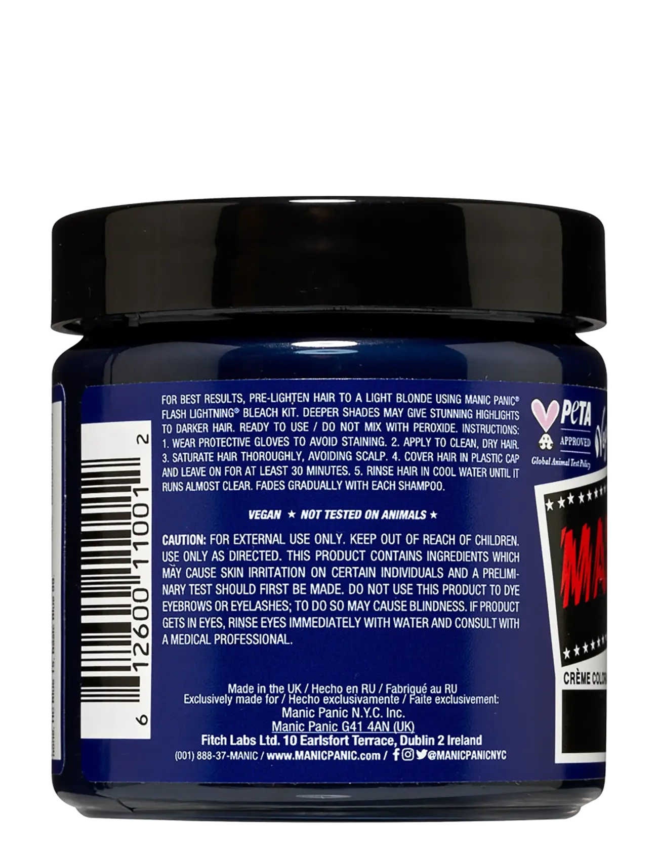 Manic Panic - Semi-permanent hair color - permanent hårfärg - after midnight® - 2