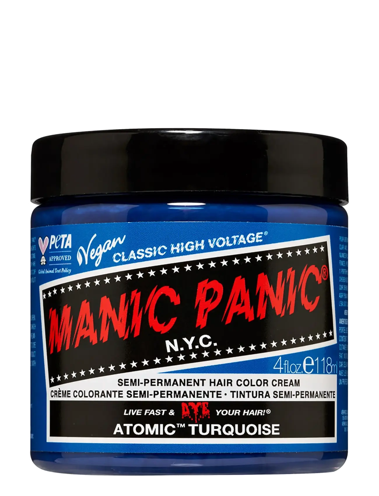 Manic Panic Semi-Permanent Hair Color, 118 ml, Blue, Hair Color > Permanent Hair Color, Dame