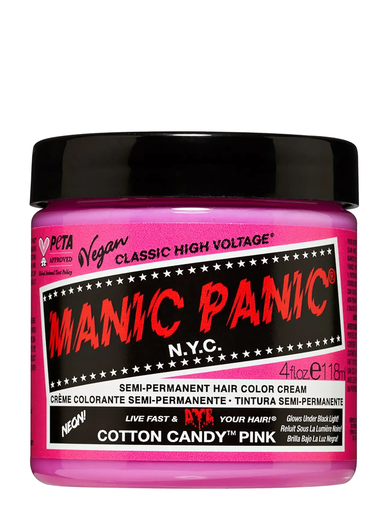 Manic Panic Semi-Permanent Hair Color, 118 ml, Pink, Hair Color > Permanent Hair Color, Dame