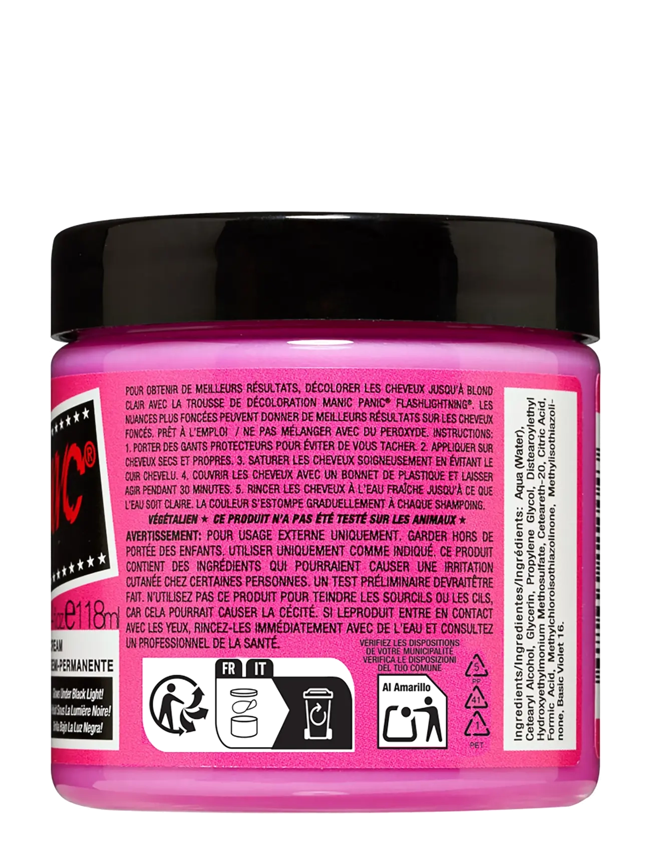 Manic Panic - Semi-permanent hair color - permanent hårfärg - cotton candy™ pink - 1