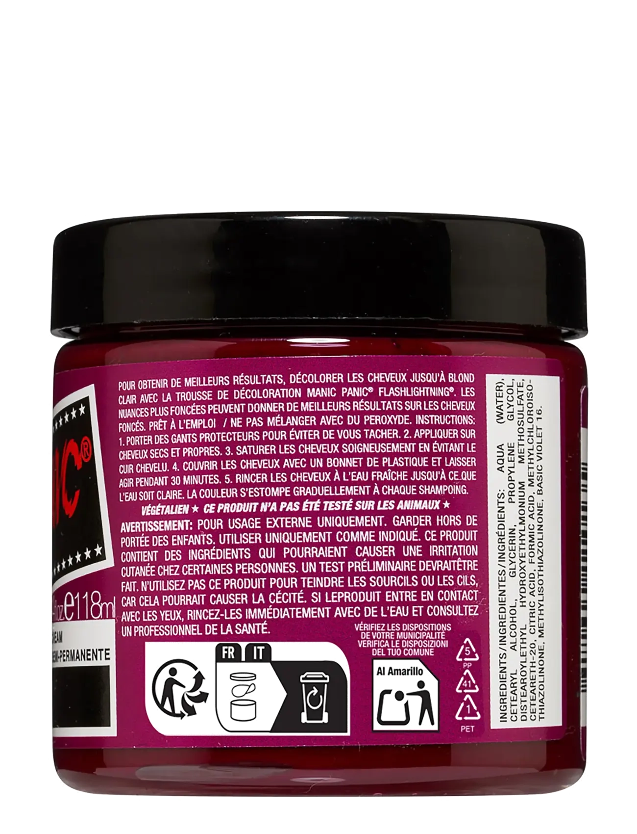 Manic Panic - Semi-permanent hair color - permanent hårfärg - fuschia shock® - 1