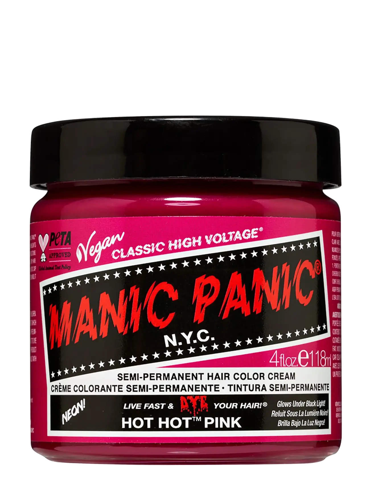 Manic Panic Semi-Permanent Hair Color, 118 ml, Pink, Hair Color > Permanent Hair Color, Dame
