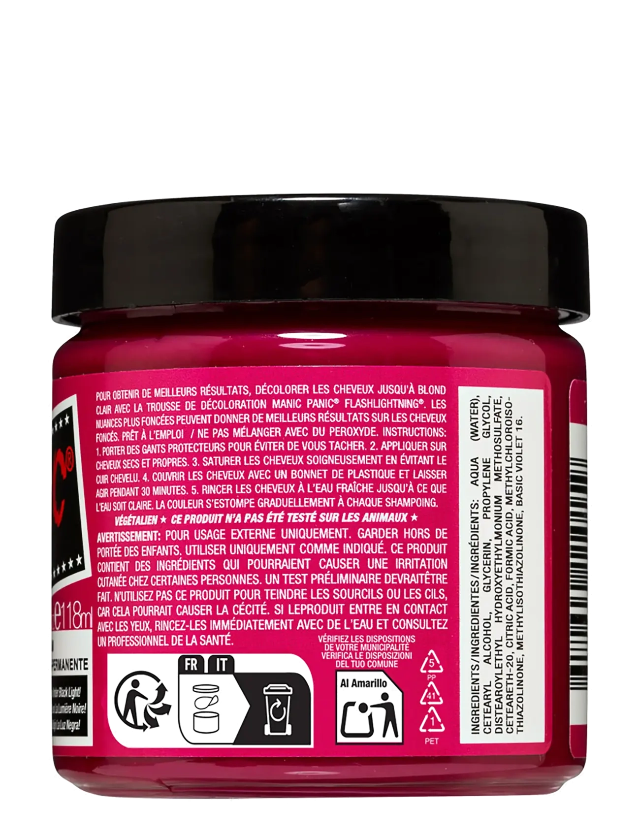 Manic Panic - Semi-permanent hair color - permanent hårfarve - hot hot™ pink - 1