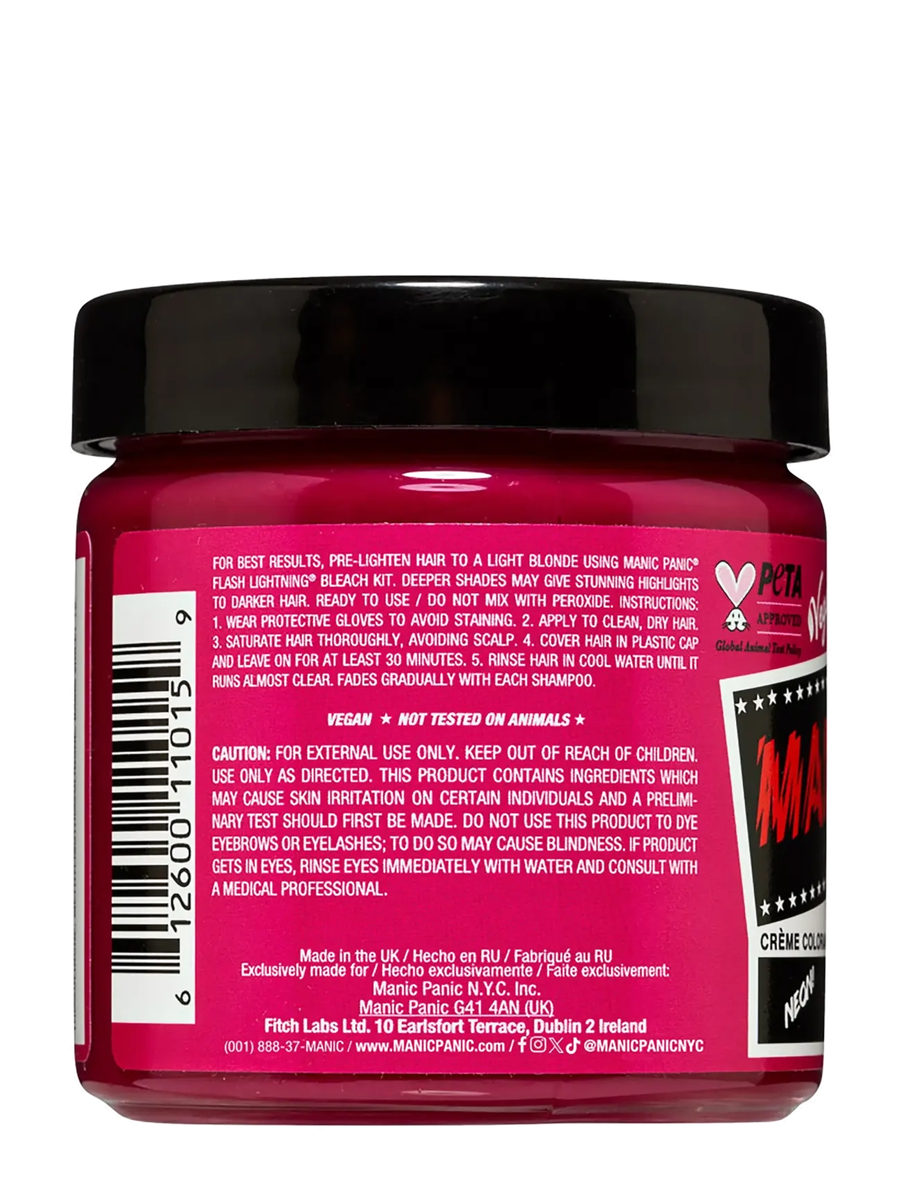 Manic Panic - Semi-permanent hair color - permanent hårfarve - hot hot™ pink - 2