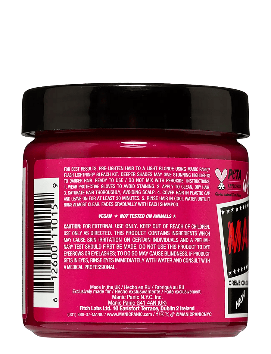 Manic Panic - Semi-permanent hair color - permanent hårfärg - hot hot™ pink - 2