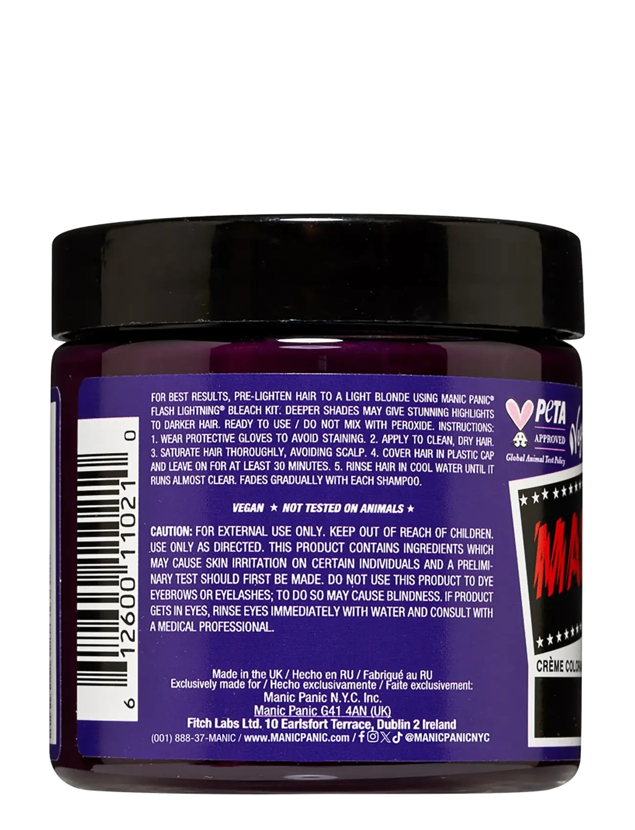 Manic Panic - Semi-permanent hair color - permanent hårfärg - plum passion™ - 2