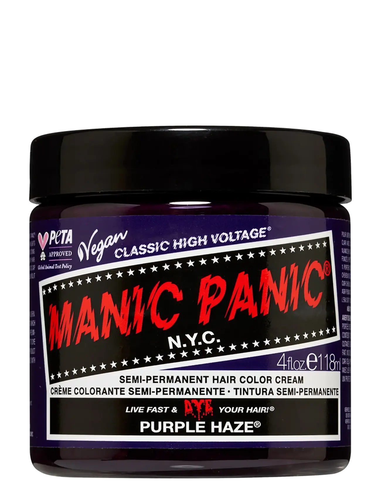 Manic Panic Semi-Permanent Hair Color, Permanent Hair Color, Lila, Str: 118 ML