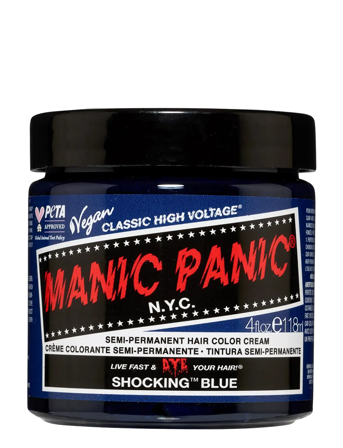 Manic Panic Semi-Permanent Hair Color, 118 ml, Blue, Hair Color > Permanent Hair Color, Dame