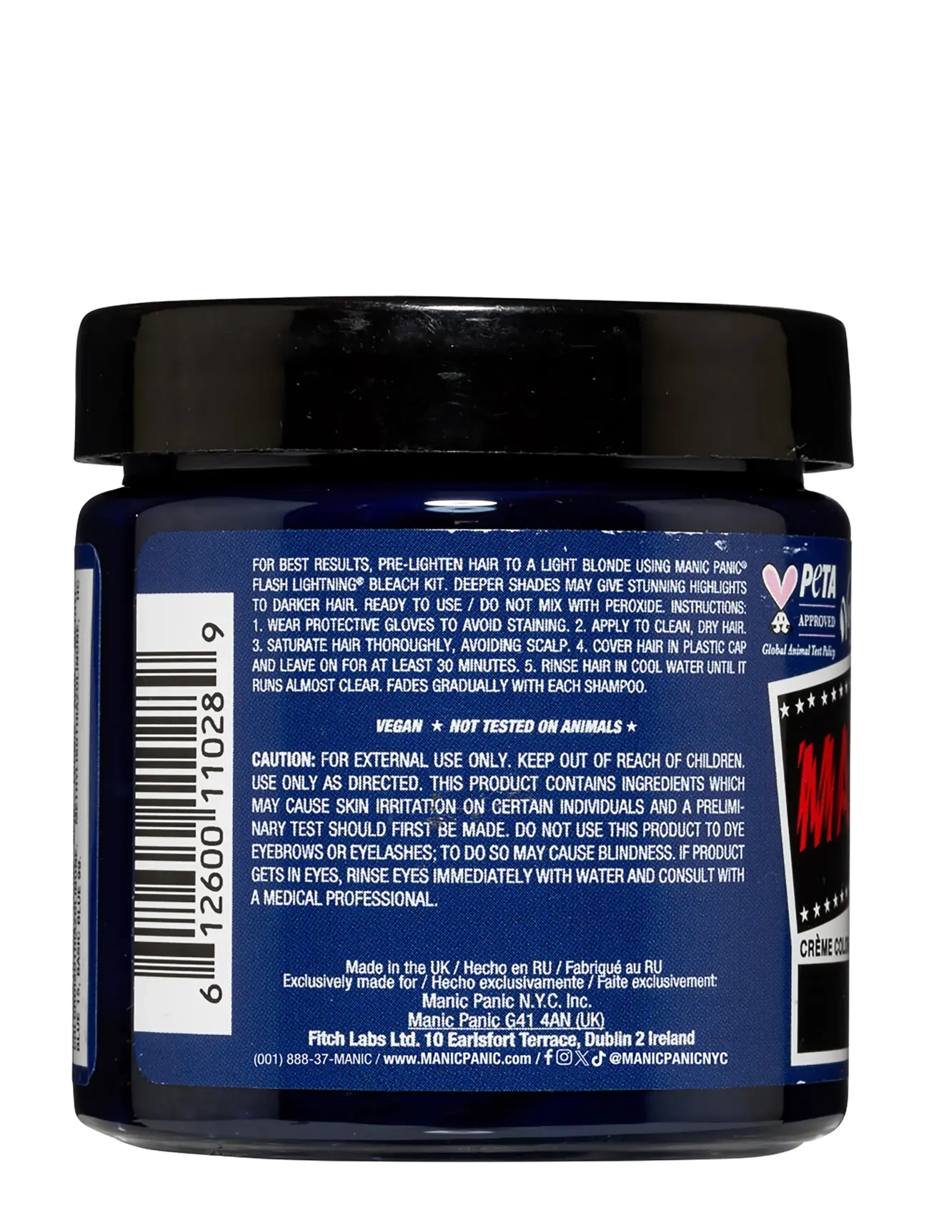 Manic Panic - Semi-permanent hair color - permanent hårfärg - shocking™ blue - 2