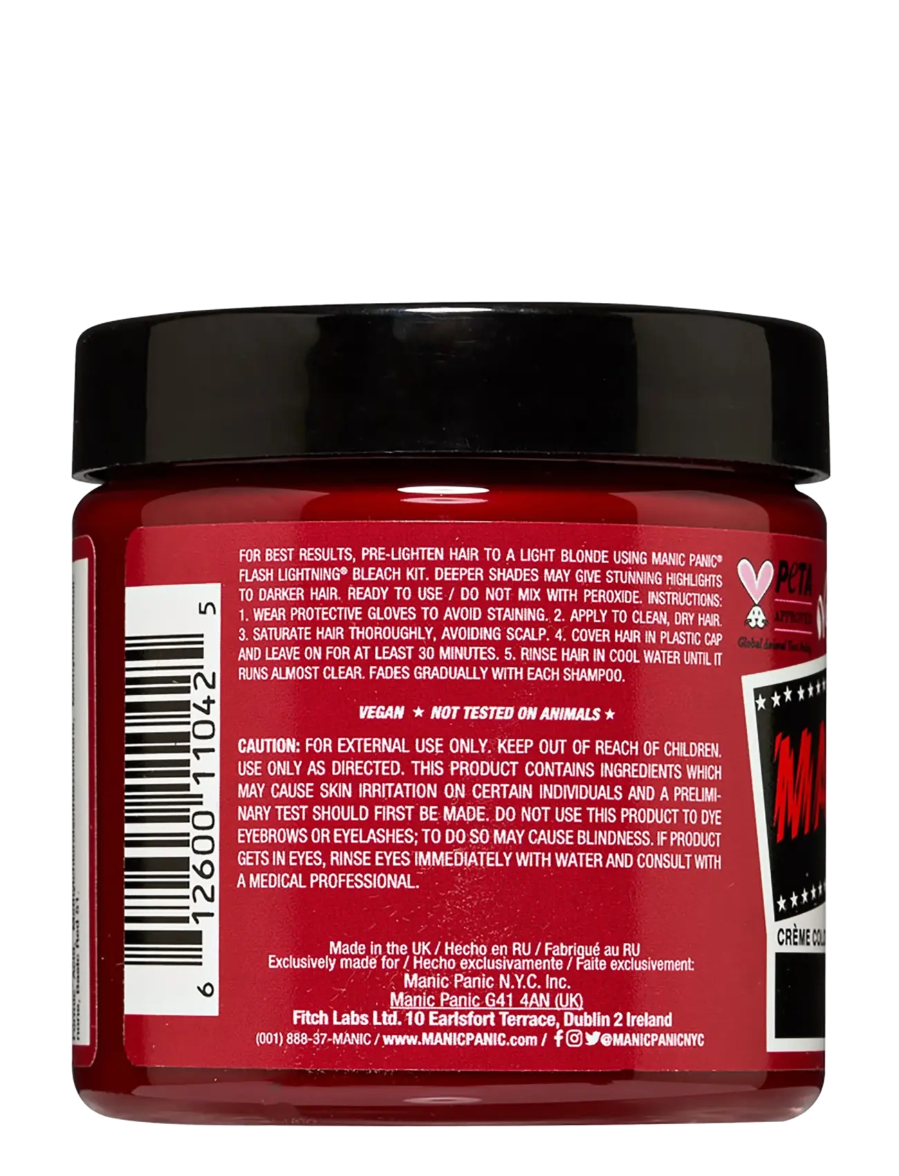 Manic Panic - Semi-permanent hair color - permanent hårfarve - vampire's kiss™ - 2