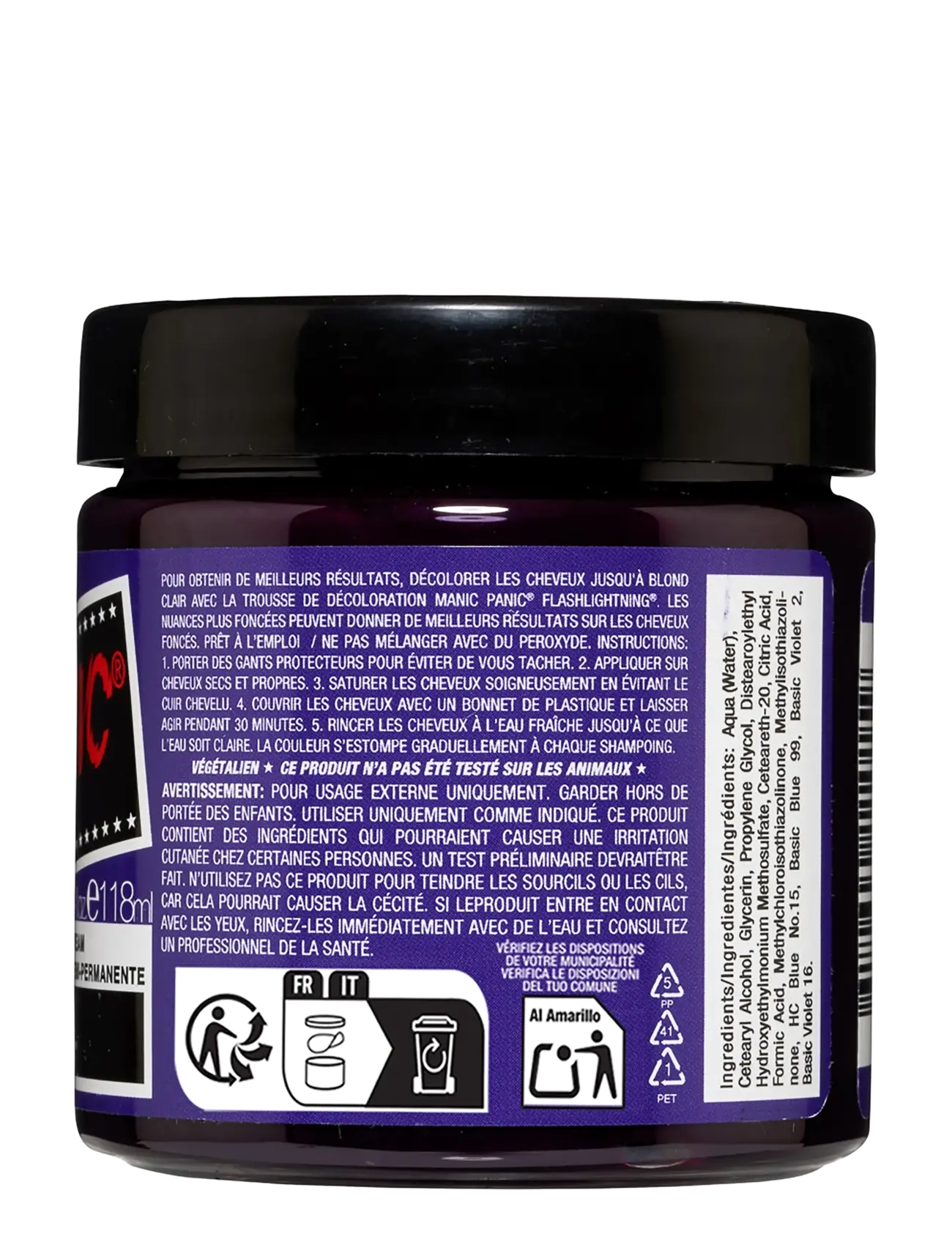 Manic Panic - Semi-permanent hair color - permanent hårfärg - deep purple dream™ - 1