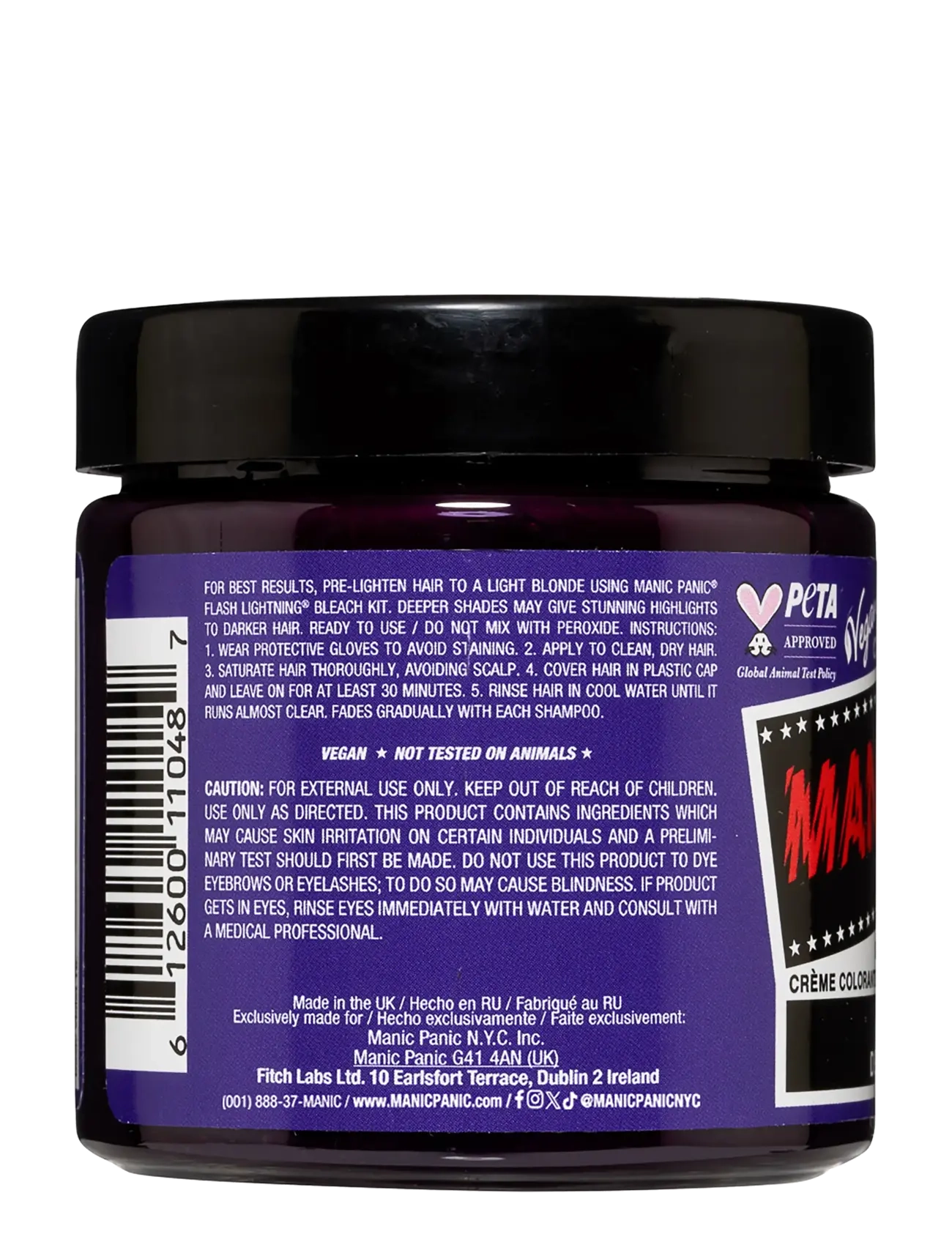 Manic Panic - Semi-permanent hair color - permanent hårfärg - deep purple dream™ - 2