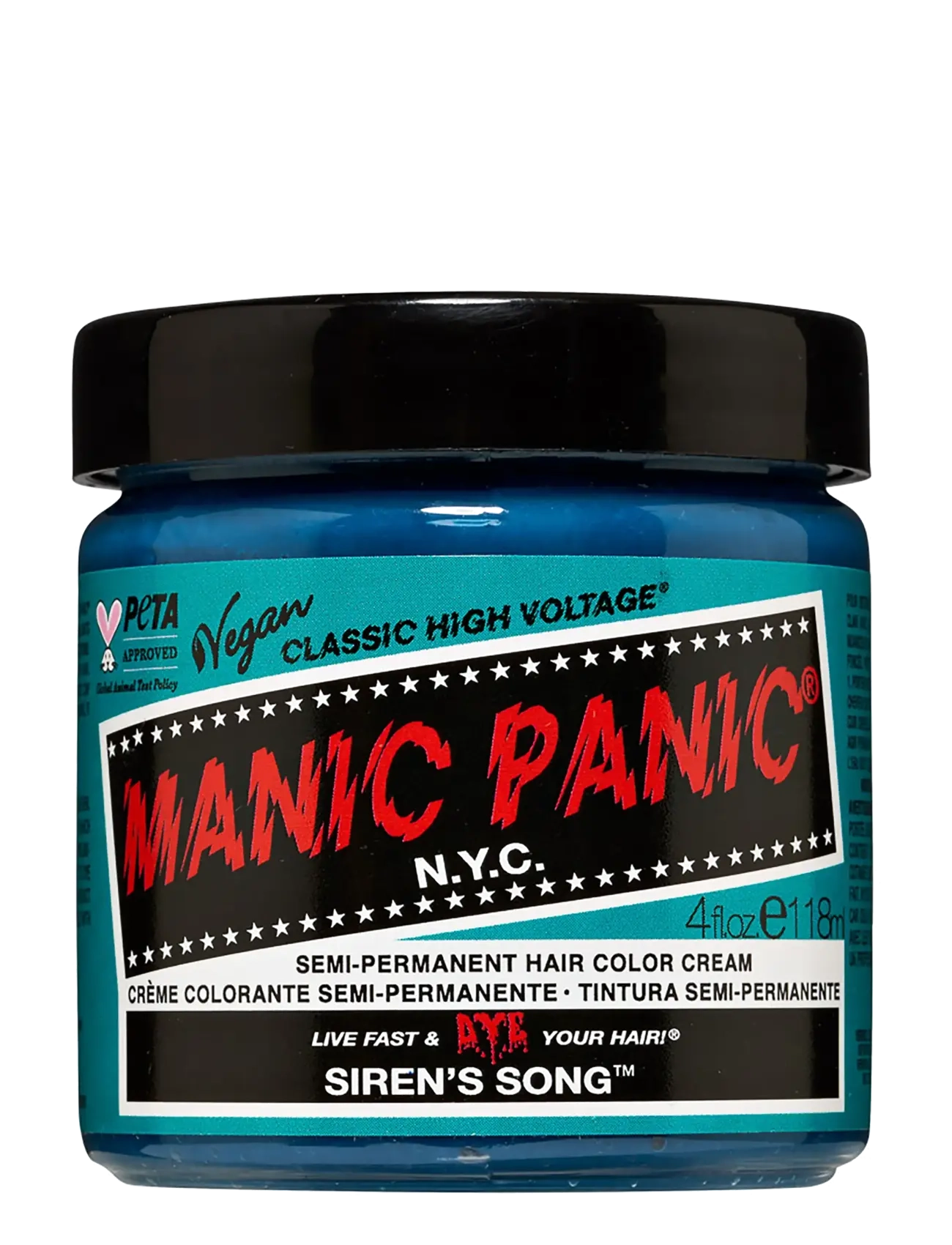 Manic Panic Semi-Permanent Hair Color, 118 ml, Blue, Hair Color > Permanent Hair Color, Dame