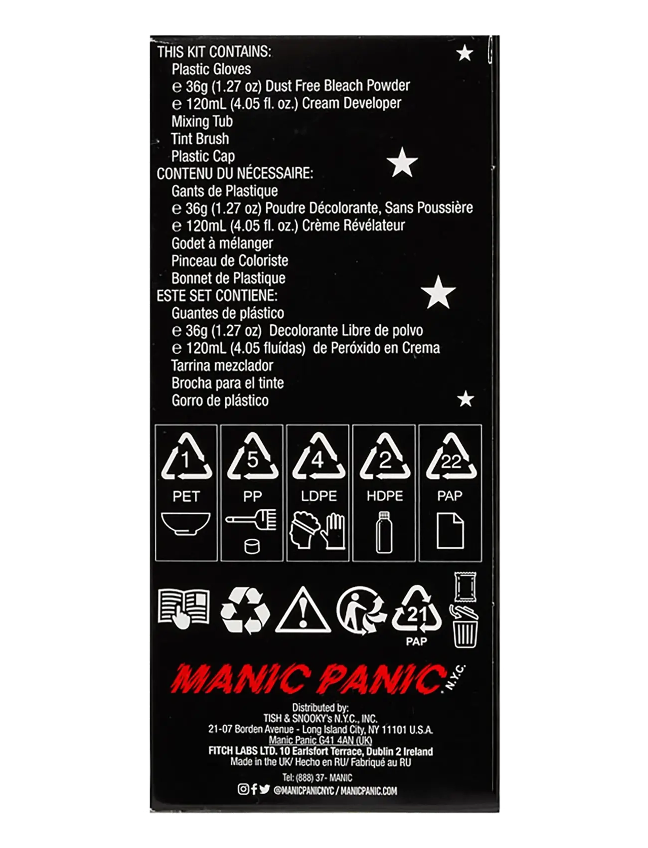 Manic Panic - 30 Volume Box Kit - slingor - 30 vol - 4