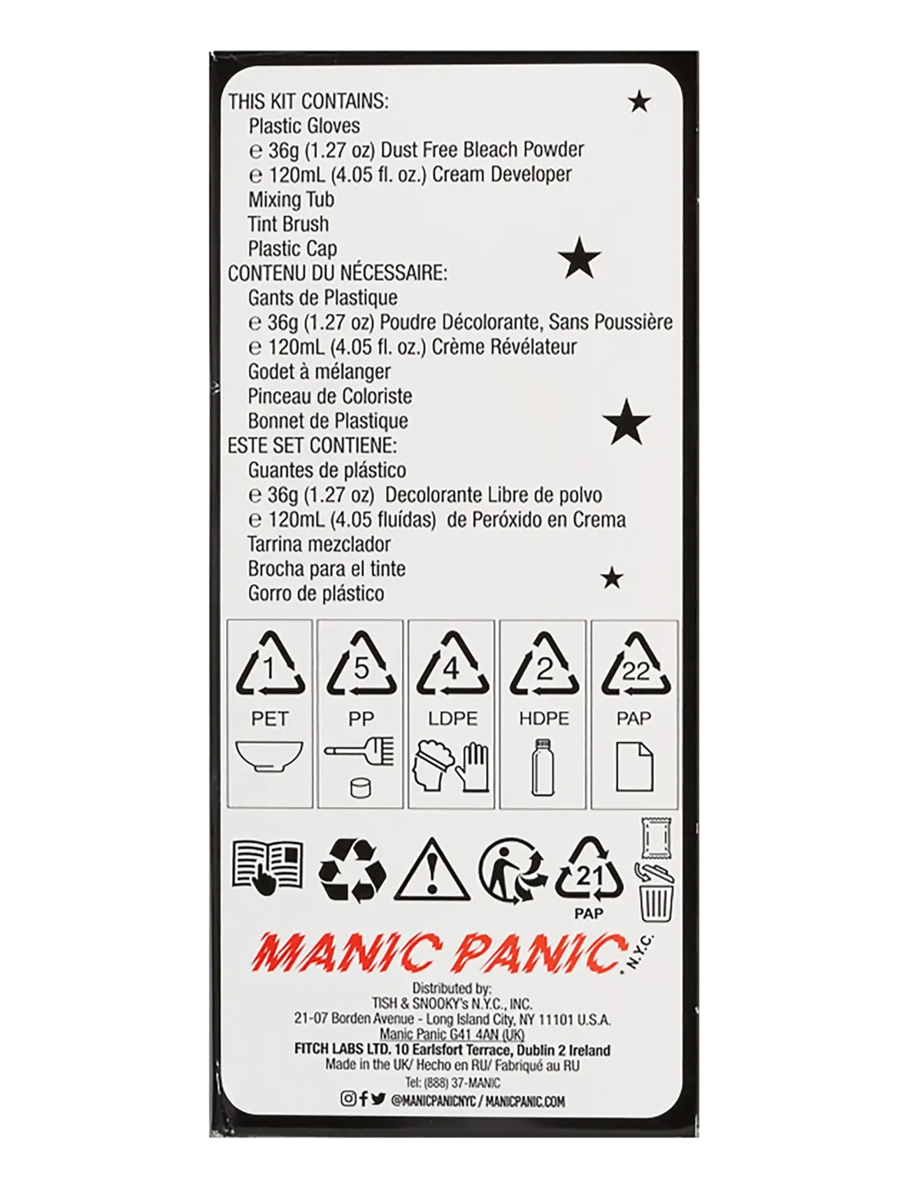 Manic Panic - 40 Volume Box Kit - slingor - 40 vol - 4