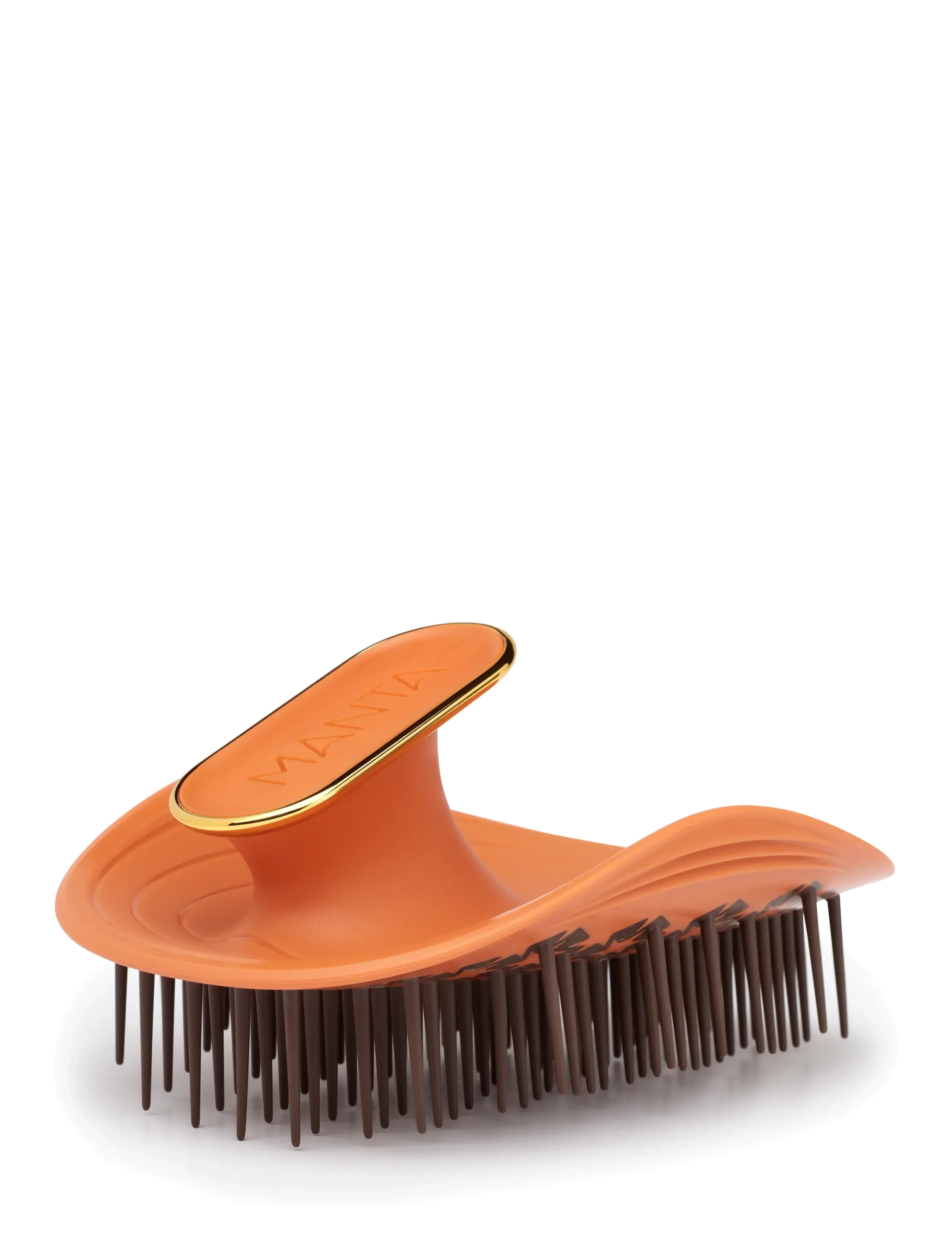 Manta Kinks, Coils & Curls Amber Orange, 1 PCS, Orange, Hårbørster Og Kamme > Detangling Brush, Dame