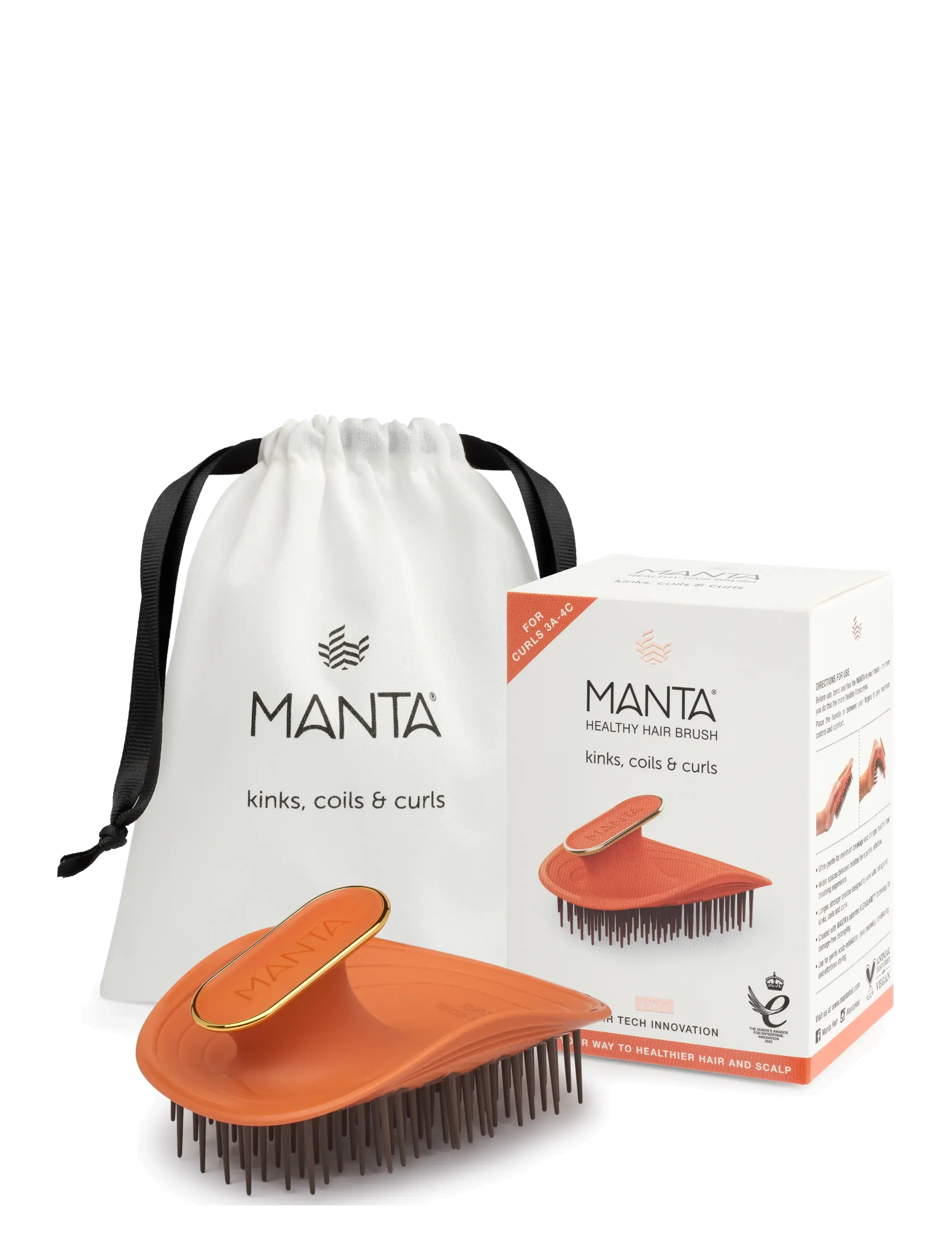 Manta - Kinks, Coils & Curls Amber Orange - alhaisimmat hinnat - orange - 3