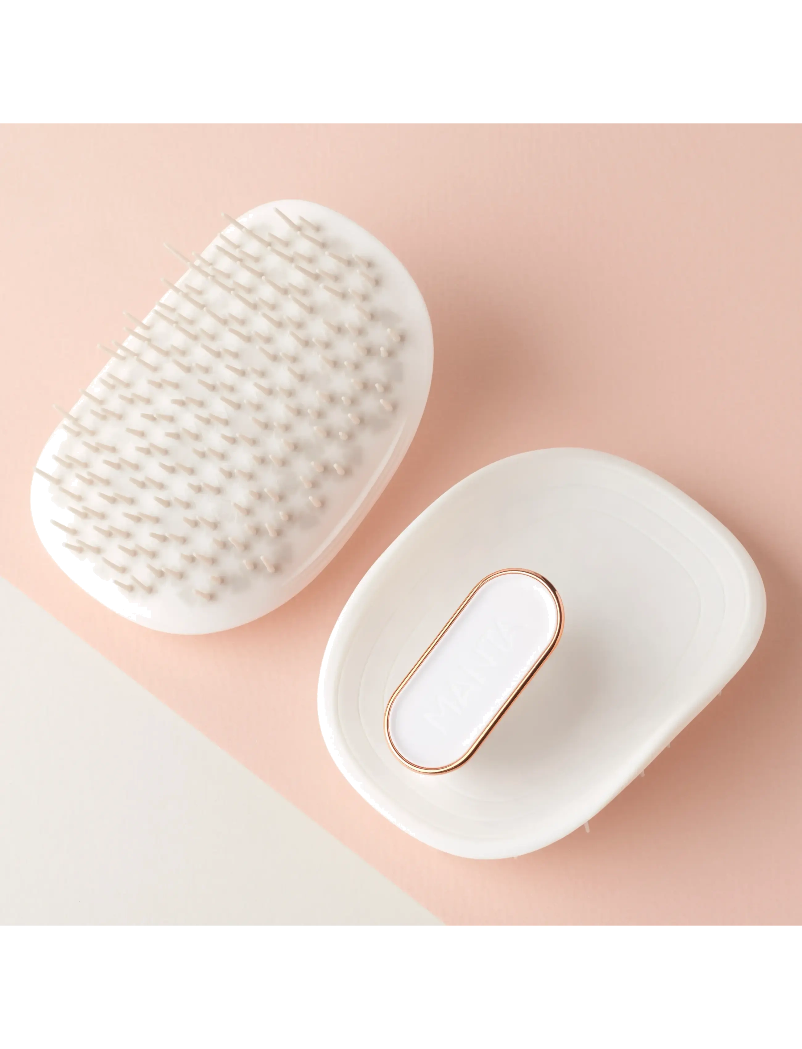 Manta - Original  - udredningsbørster - white / rose gold - 1
