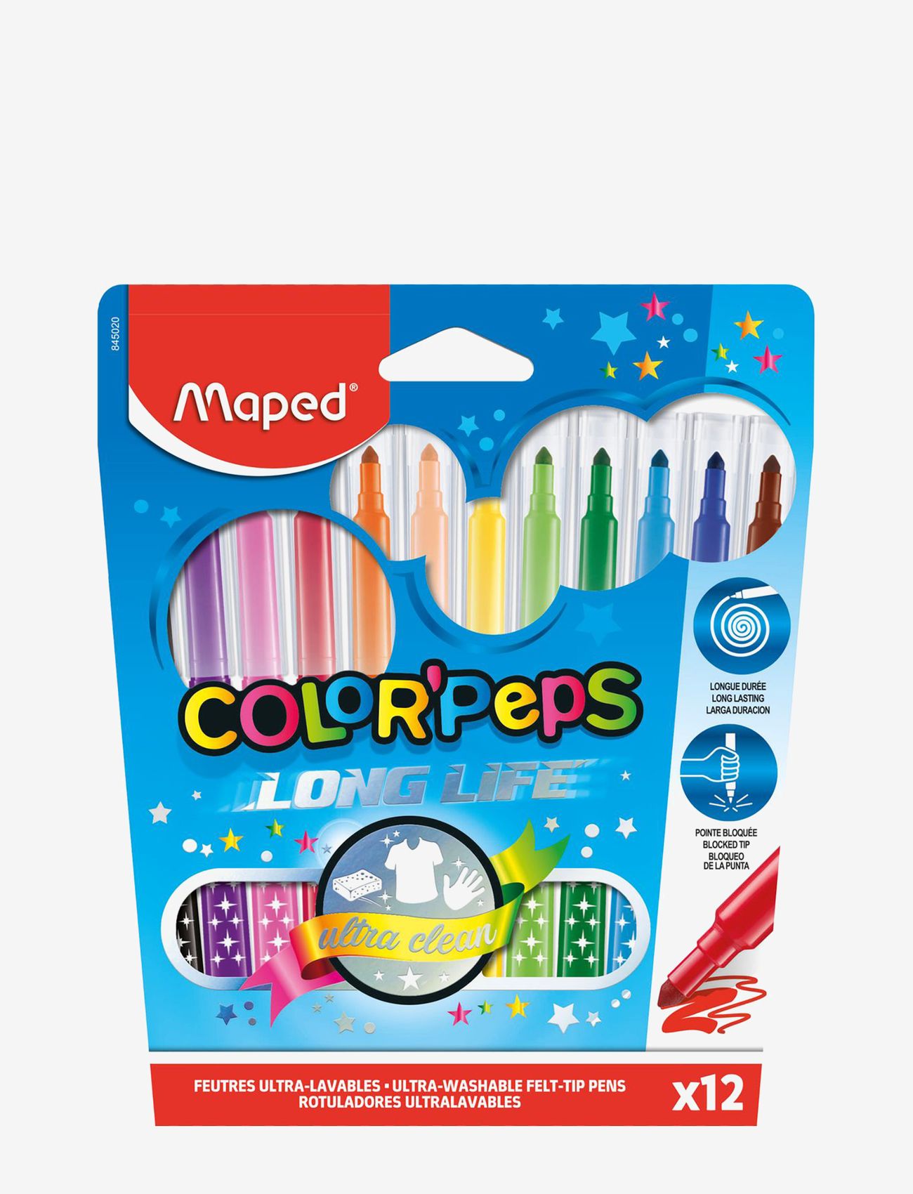 Maped - Maped Color'Peps Tusser x12 - multi coloured - 0