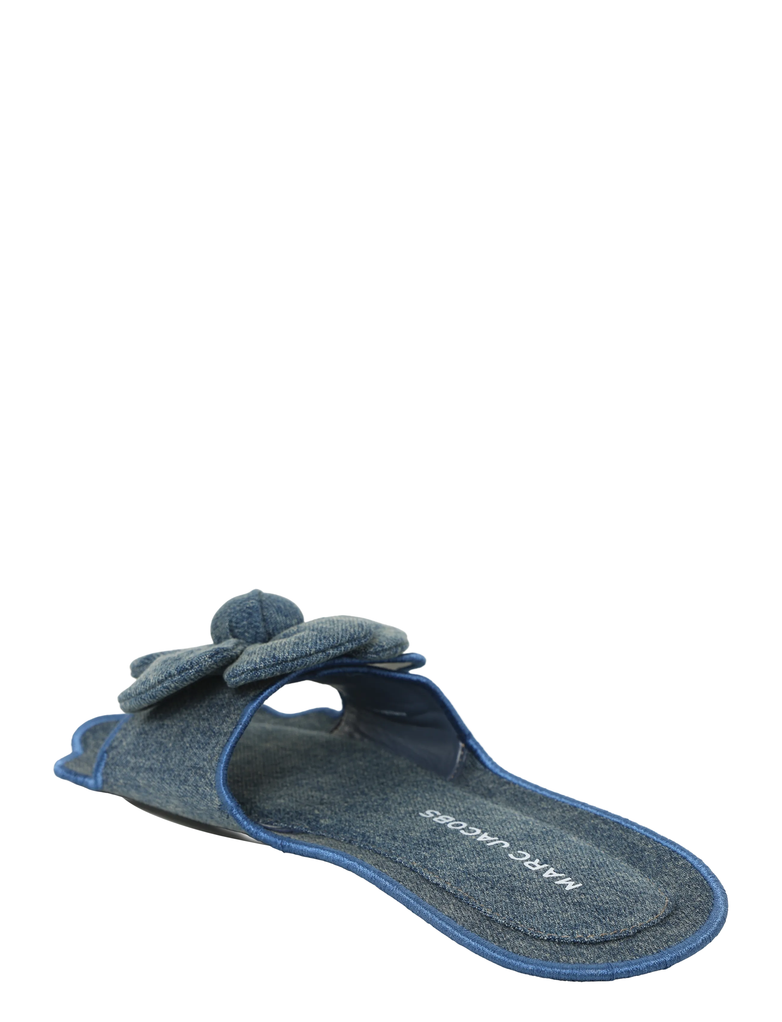 Marc Jacobs - THE DAISY SANDAL - flache pantoletten - medium wash indigo - 1