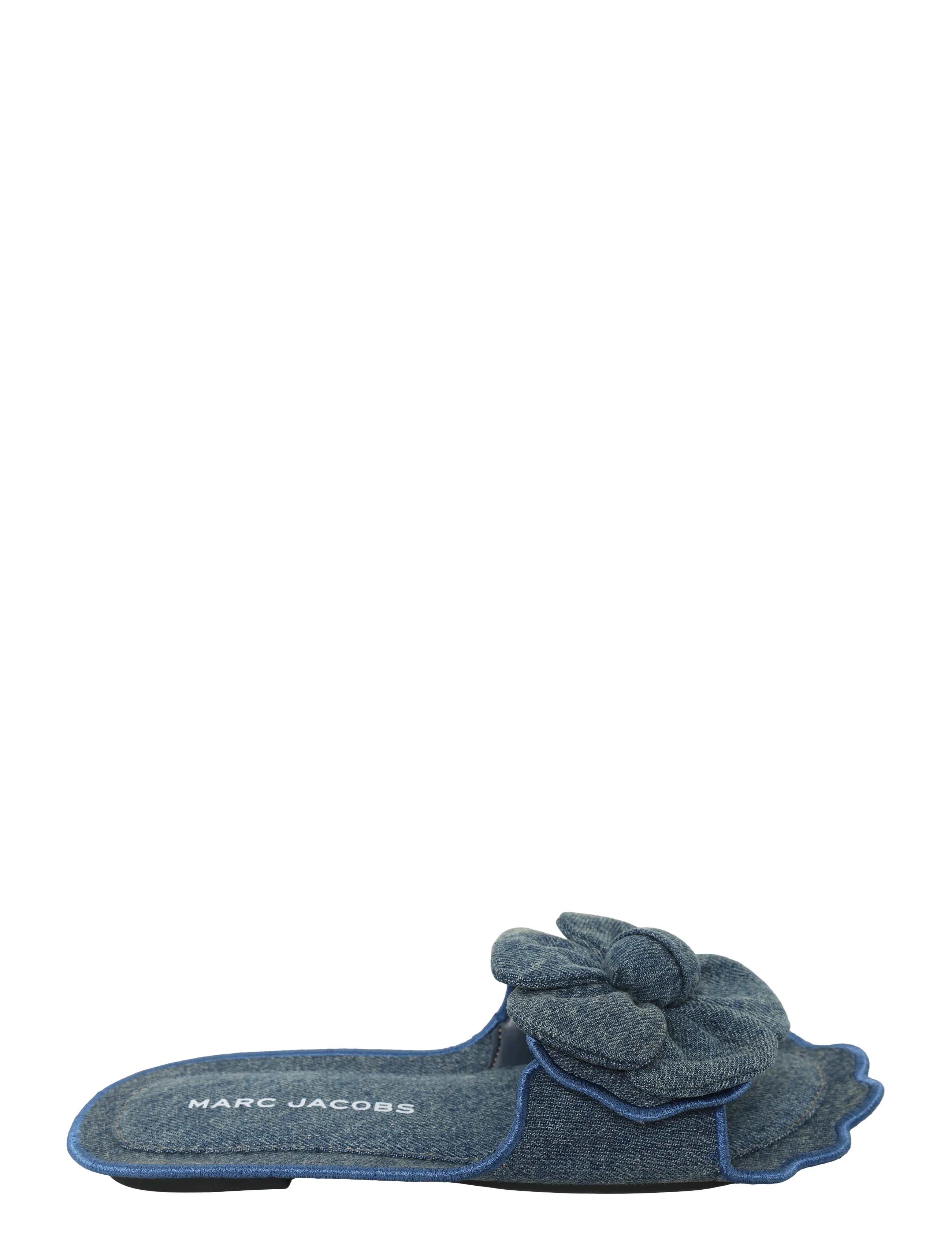 Marc Jacobs - THE DAISY SANDAL - flache pantoletten - medium wash indigo - 2