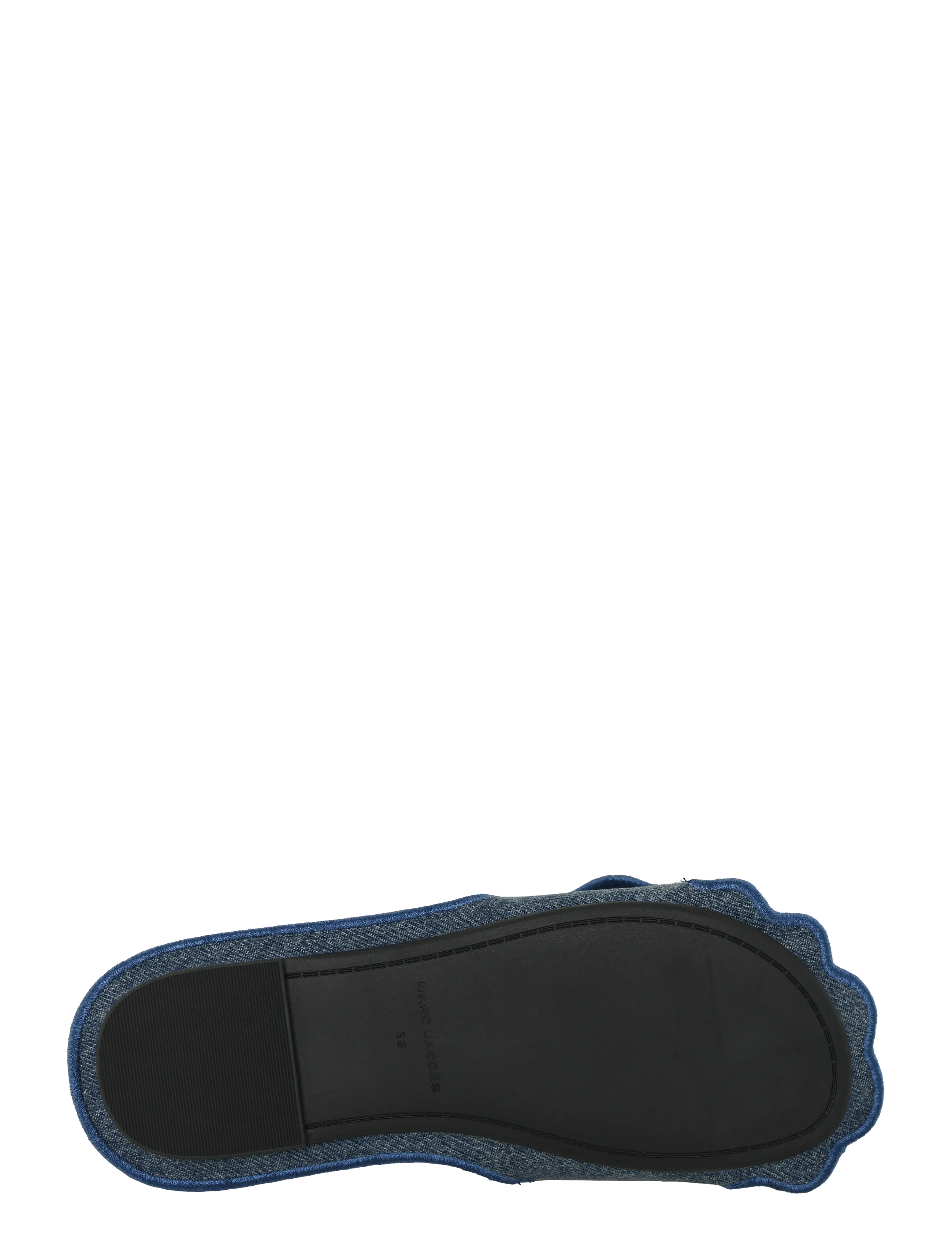 Marc Jacobs - THE DAISY SANDAL - flache pantoletten - medium wash indigo - 4