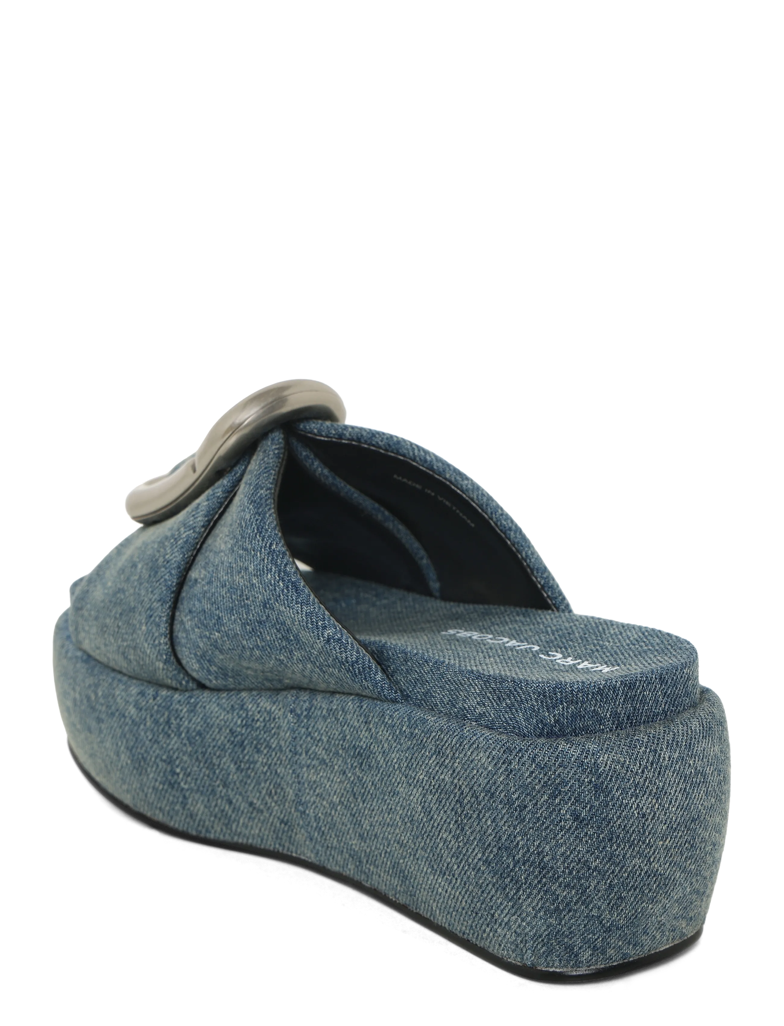 Marc Jacobs - THE PLATFORM SANDAL - plateau-sandalen - medium wash indigo - 1