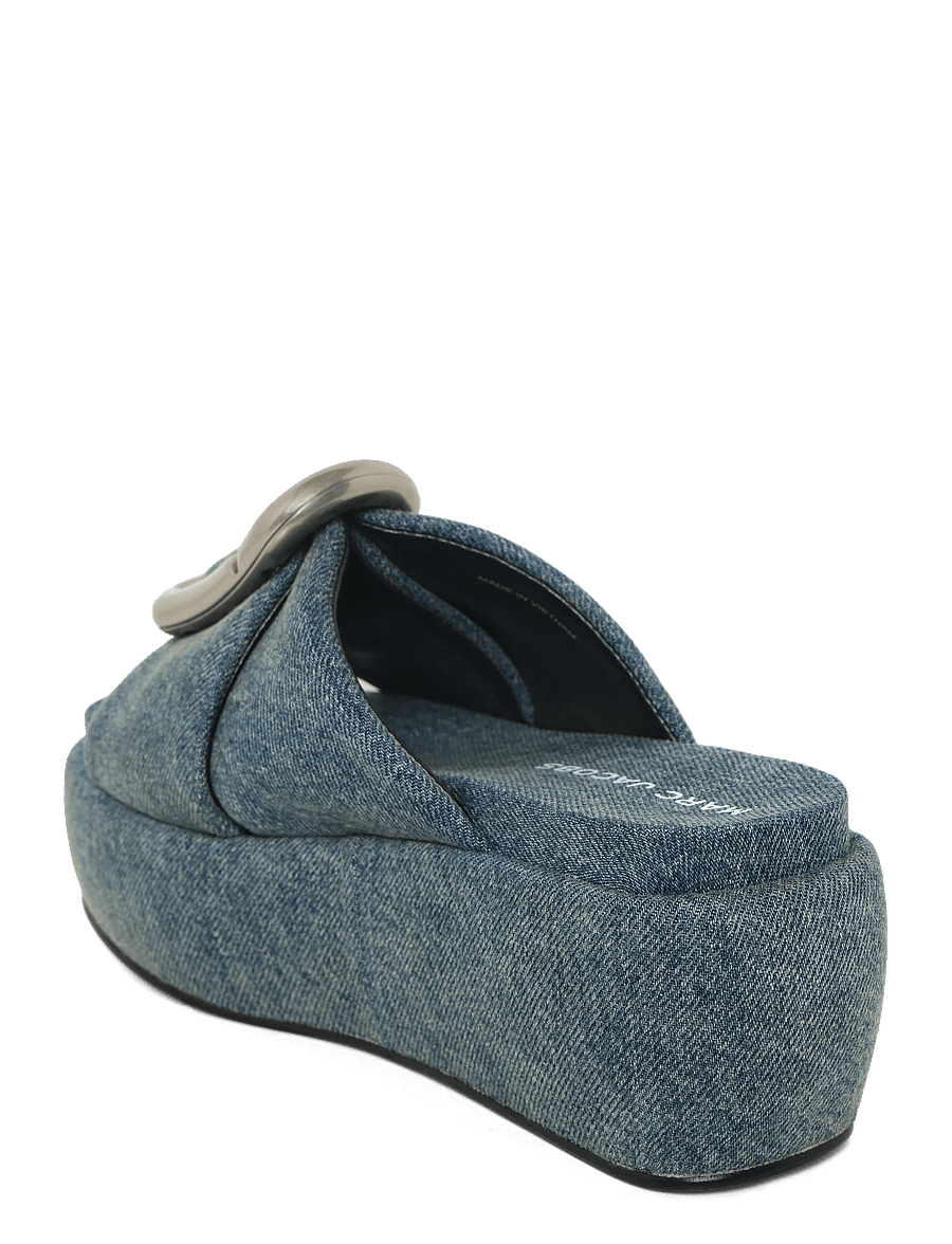 Marc Jacobs - THE PLATFORM SANDAL - platformsandaler - medium wash indigo - 1
