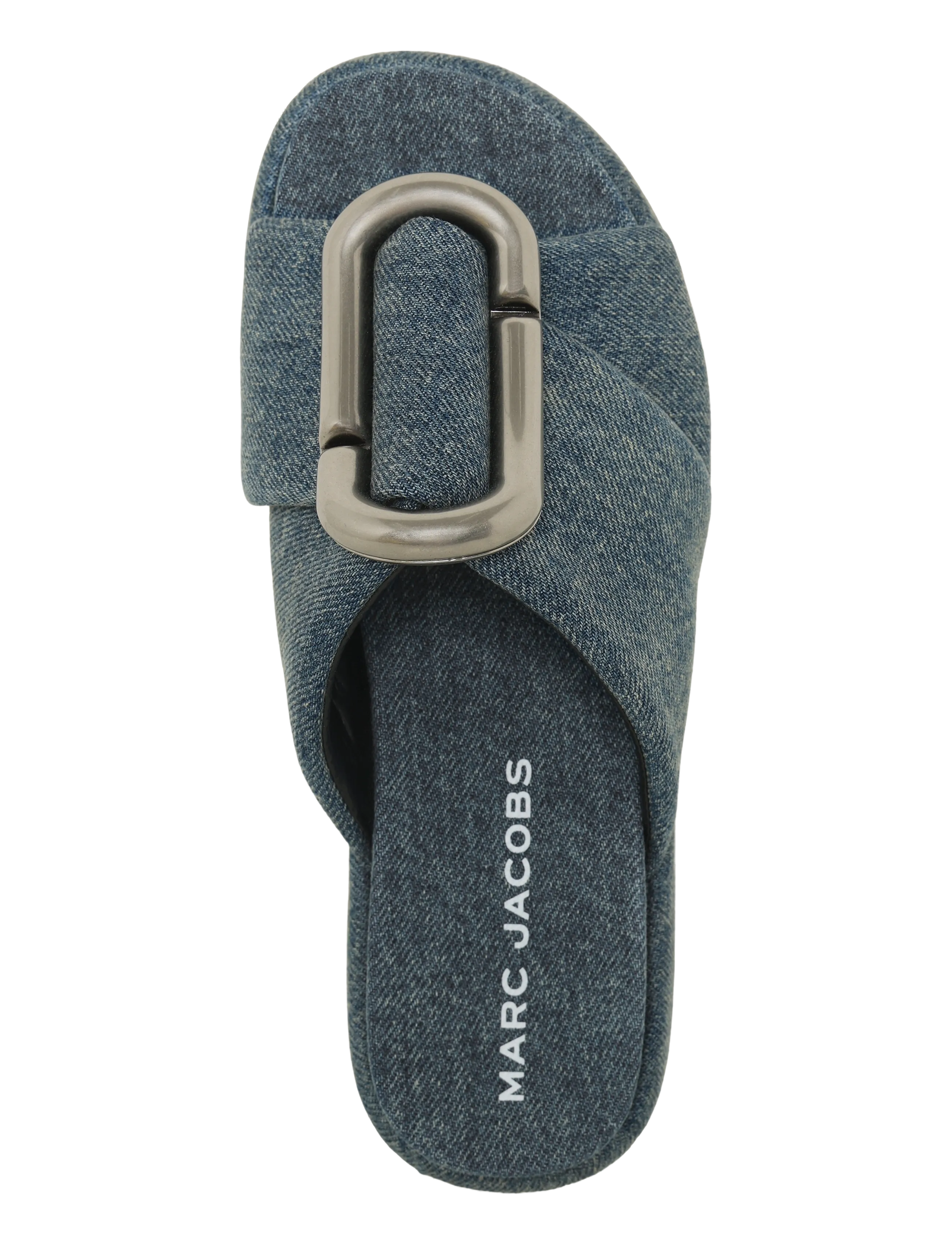 Marc Jacobs - THE PLATFORM SANDAL - plateau-sandalen - medium wash indigo - 3