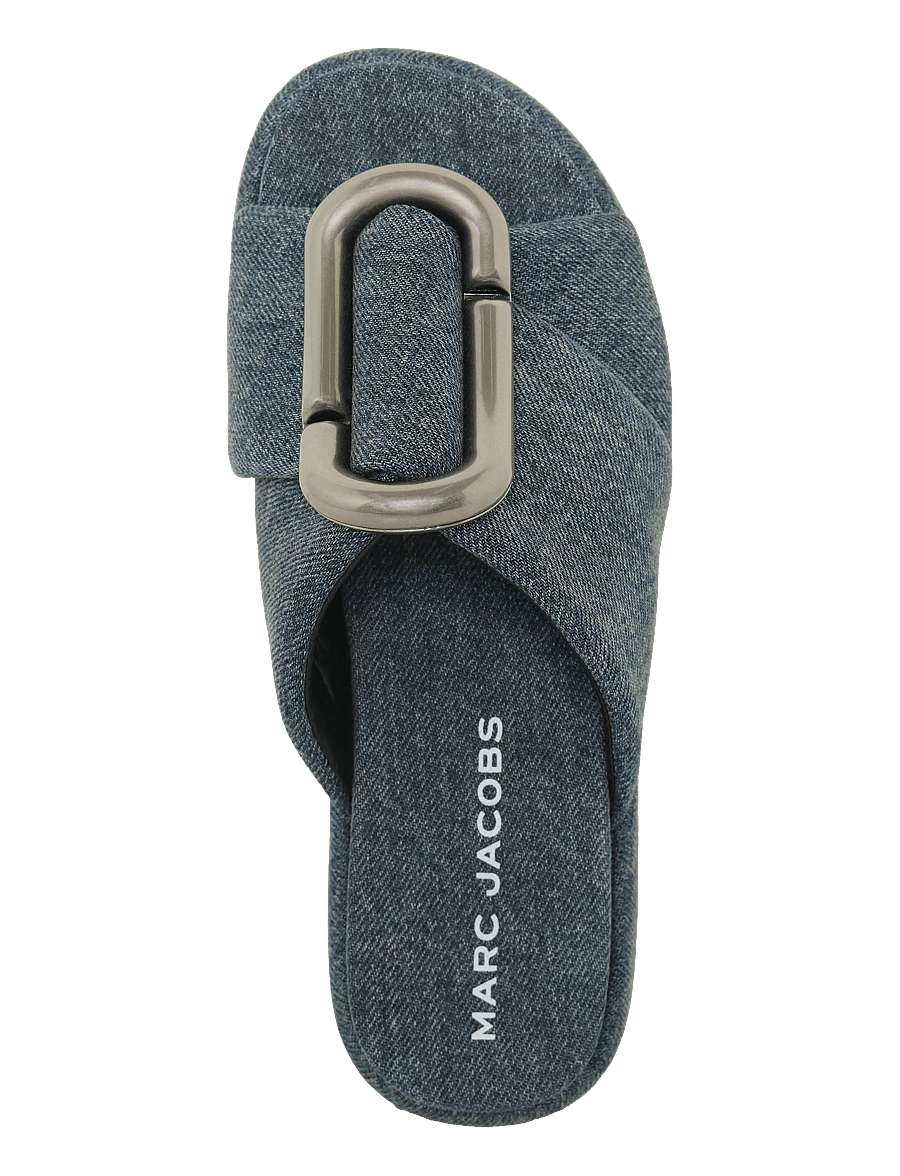 Marc Jacobs - THE PLATFORM SANDAL - platformsandaler - medium wash indigo - 3
