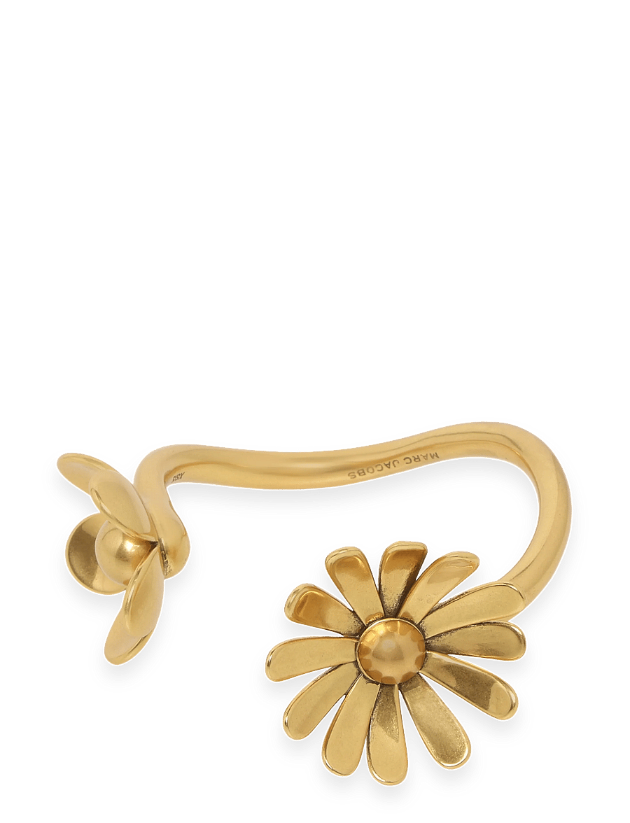 Marc Jacobs - DAISY WILD CUFF BRACELET - bangles-armband - antique gold - 0