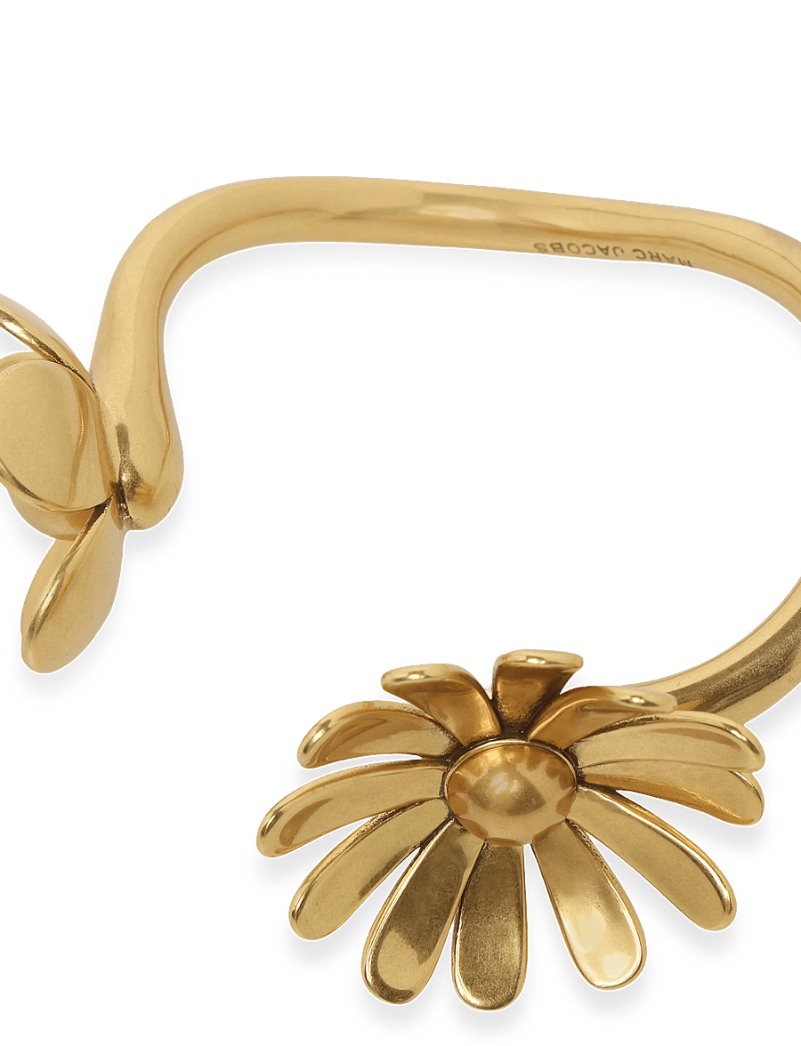 Marc Jacobs - DAISY WILD CUFF BRACELET - bangles-armband - antique gold - 2