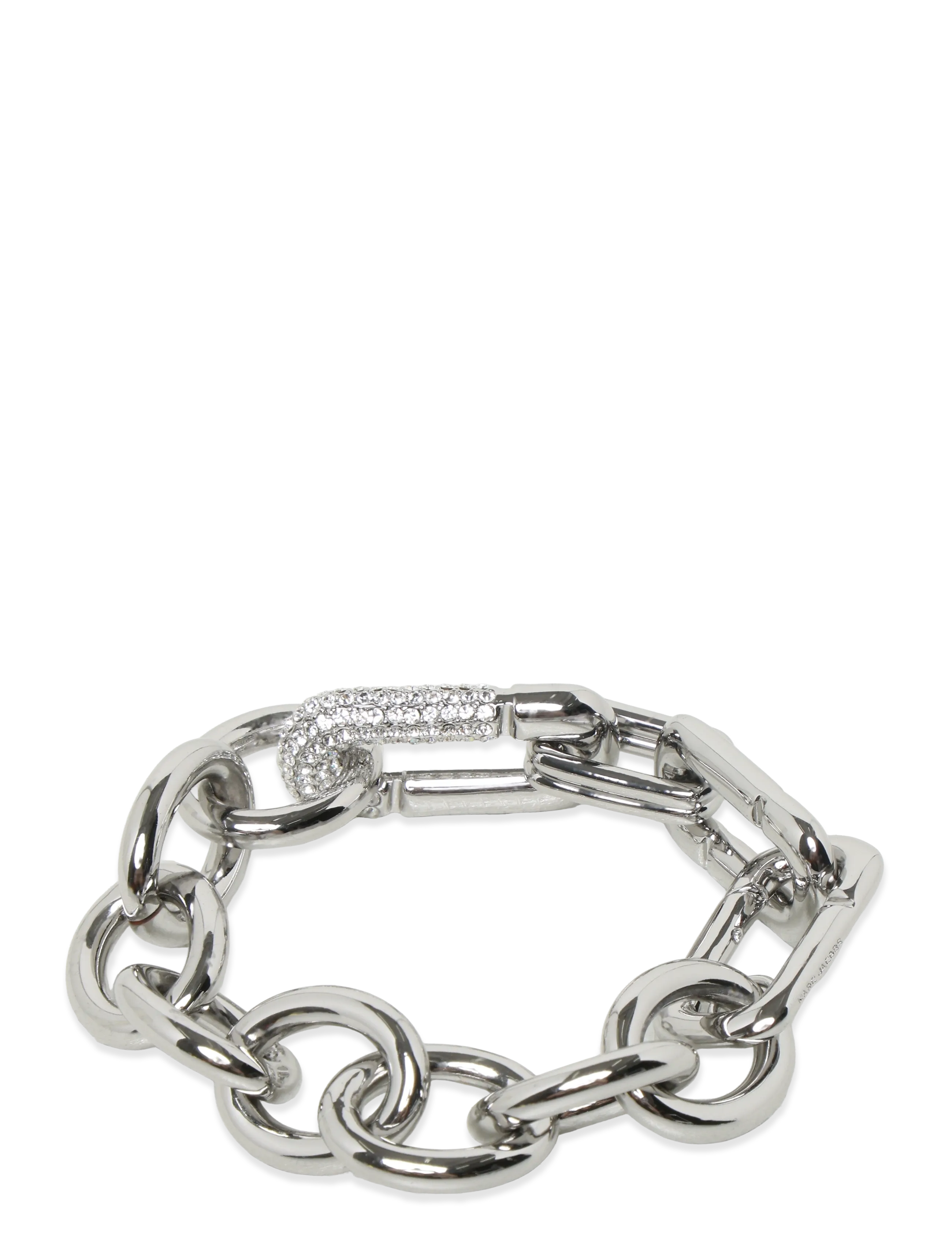 Marc Jacobs - POP J MARC PAVE BRACELET - kettenarmbänder - silver/crystal - 1