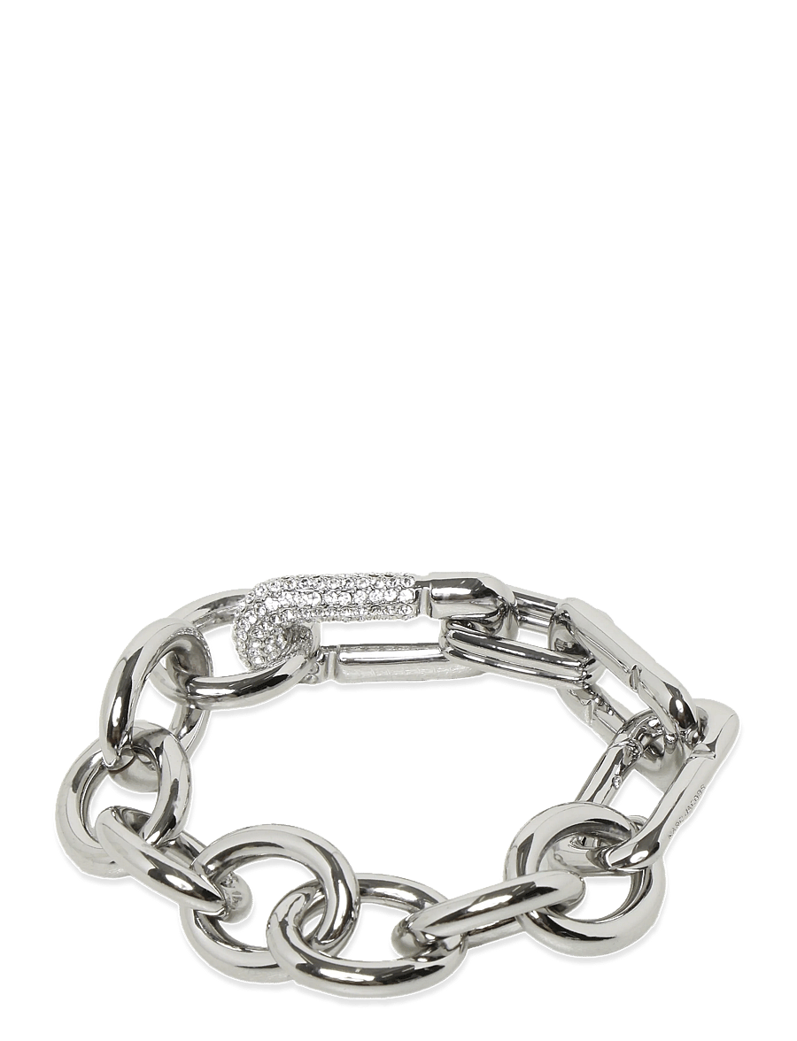 Marc Jacobs - POP J MARC PAVE BRACELET - kettenarmbänder - silver/crystal - 1