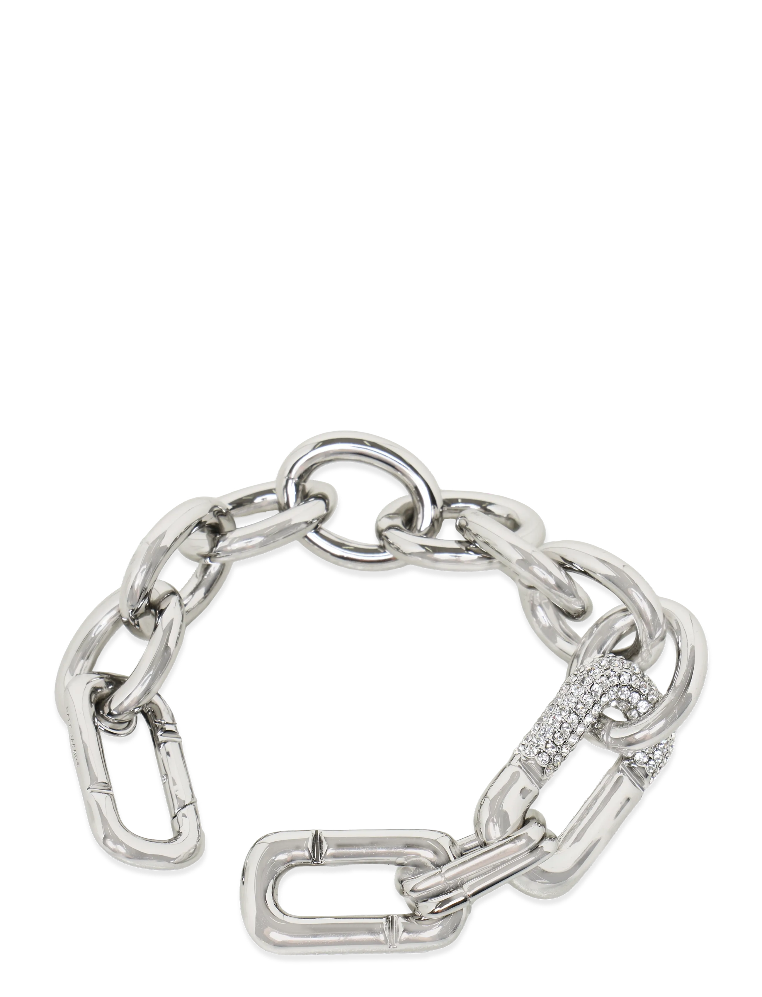 Marc Jacobs - POP J MARC PAVE BRACELET - kettenarmbänder - silver/crystal - 2