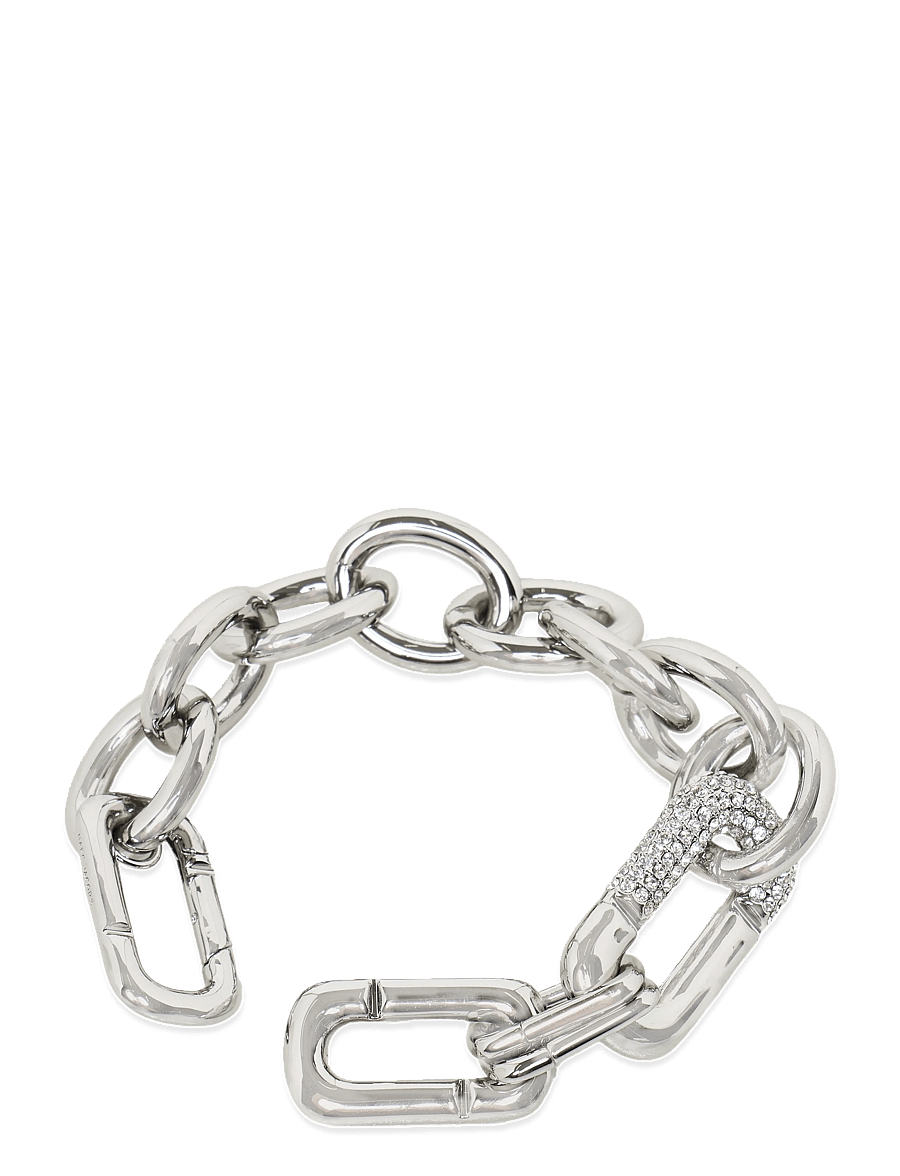 Marc Jacobs - POP J MARC PAVE BRACELET - kettenarmbänder - silver/crystal - 2