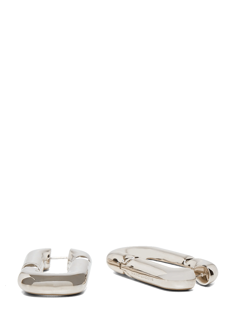 Marc Jacobs - POP J MARC HOOP EARRINGS - kreolen - silver - 0