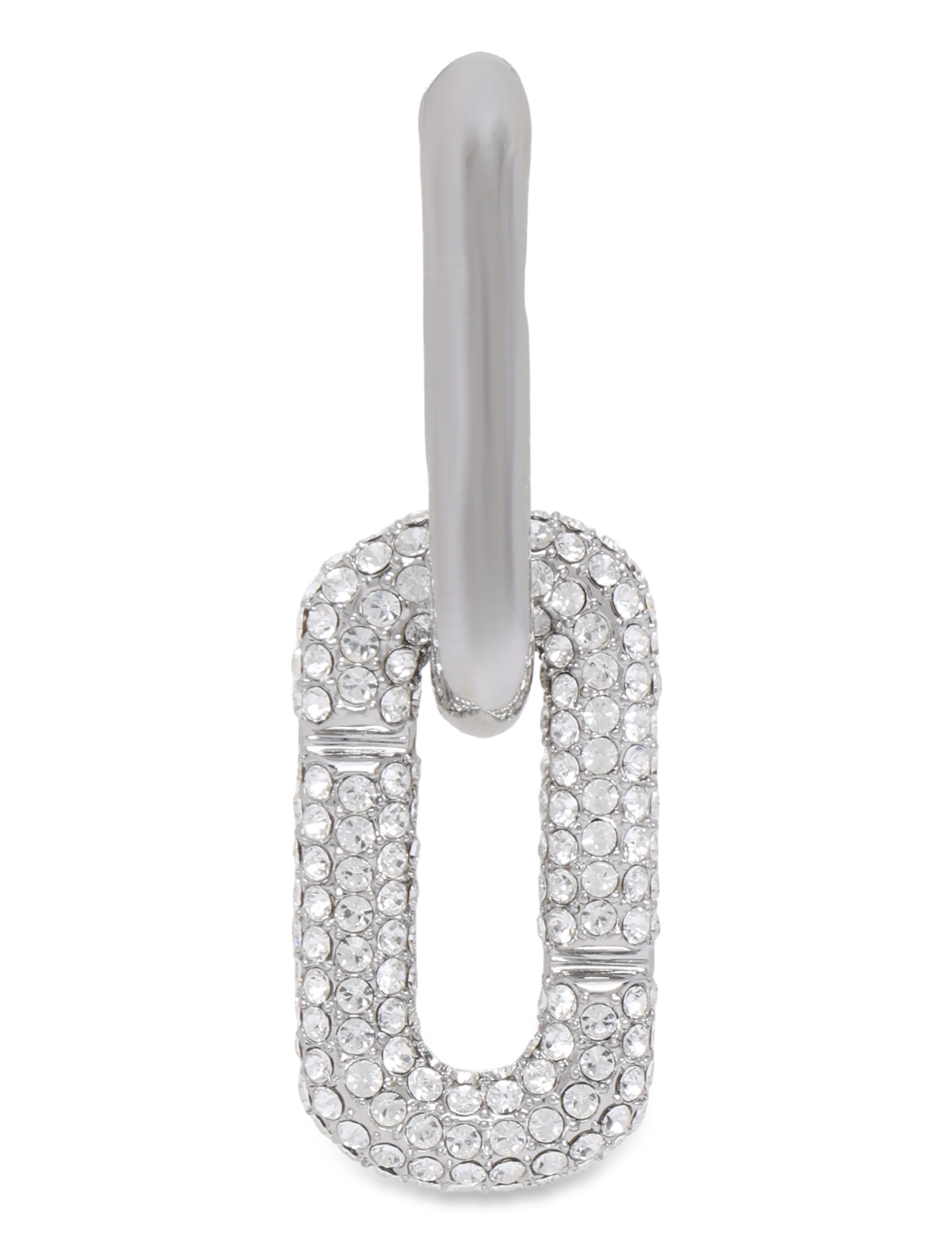 Marc Jacobs - POP J MARC PAVE DROP EARRINGS - ohrhänger - silver/crystal - 2