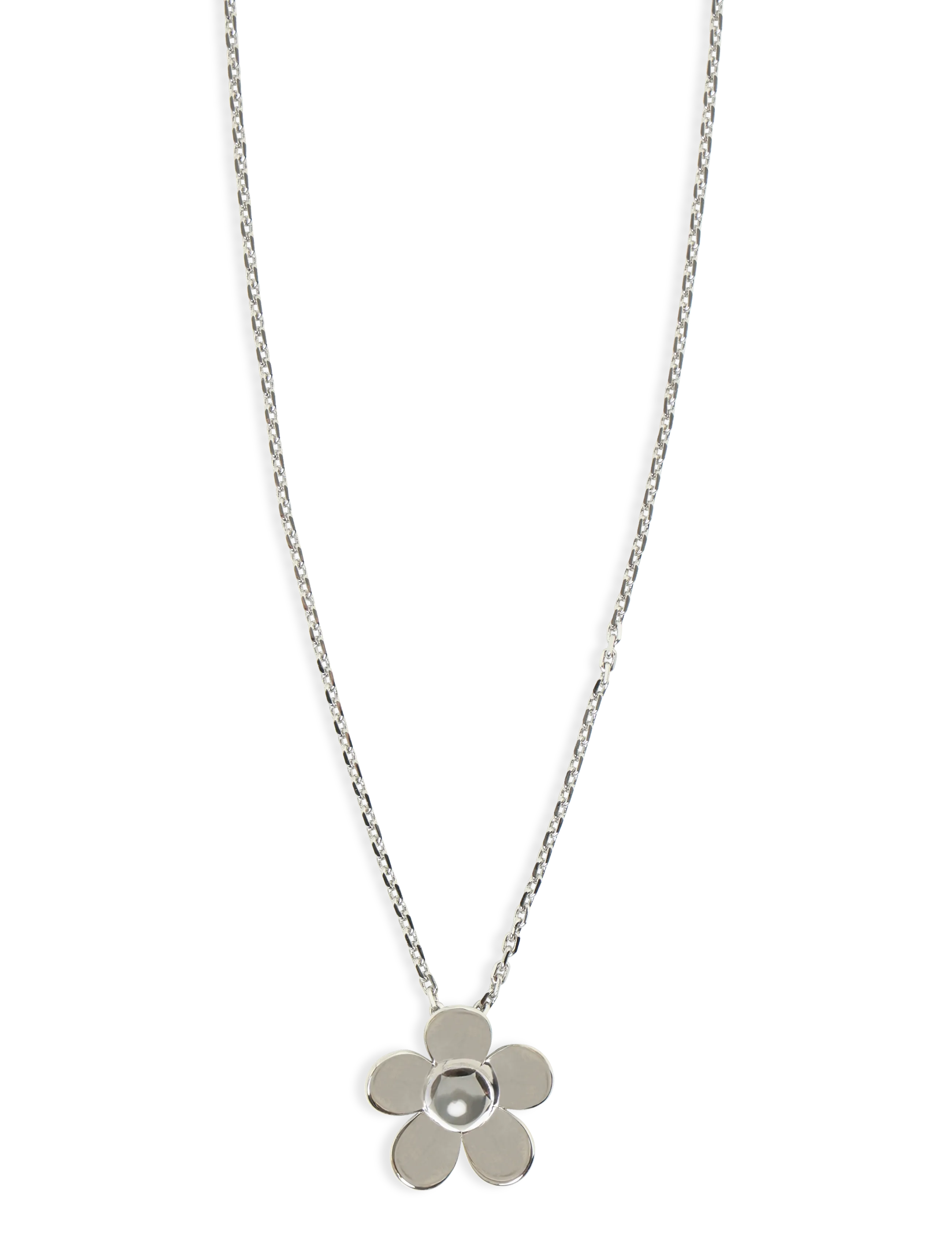 Marc Jacobs Mini Daisy Pendant Necklace, One Size, Necklaces, Silber - Chain Frauen