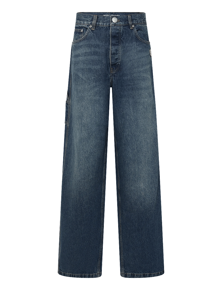 Marc Jacobs - WIDE LEG JEAN - hosen mit weitem bein - medium wash indigo - 0