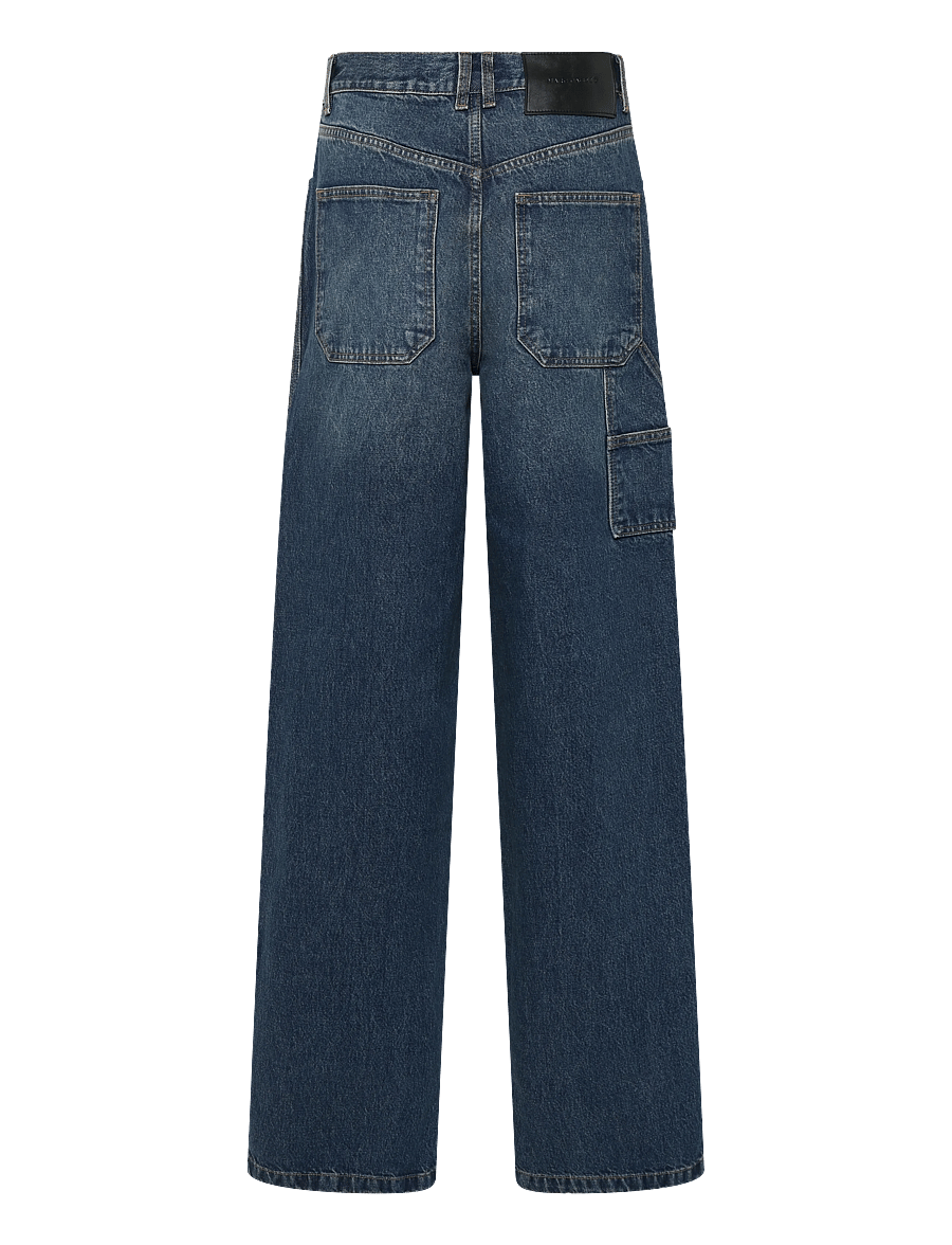 Marc Jacobs - WIDE LEG JEAN - hosen mit weitem bein - medium wash indigo - 1