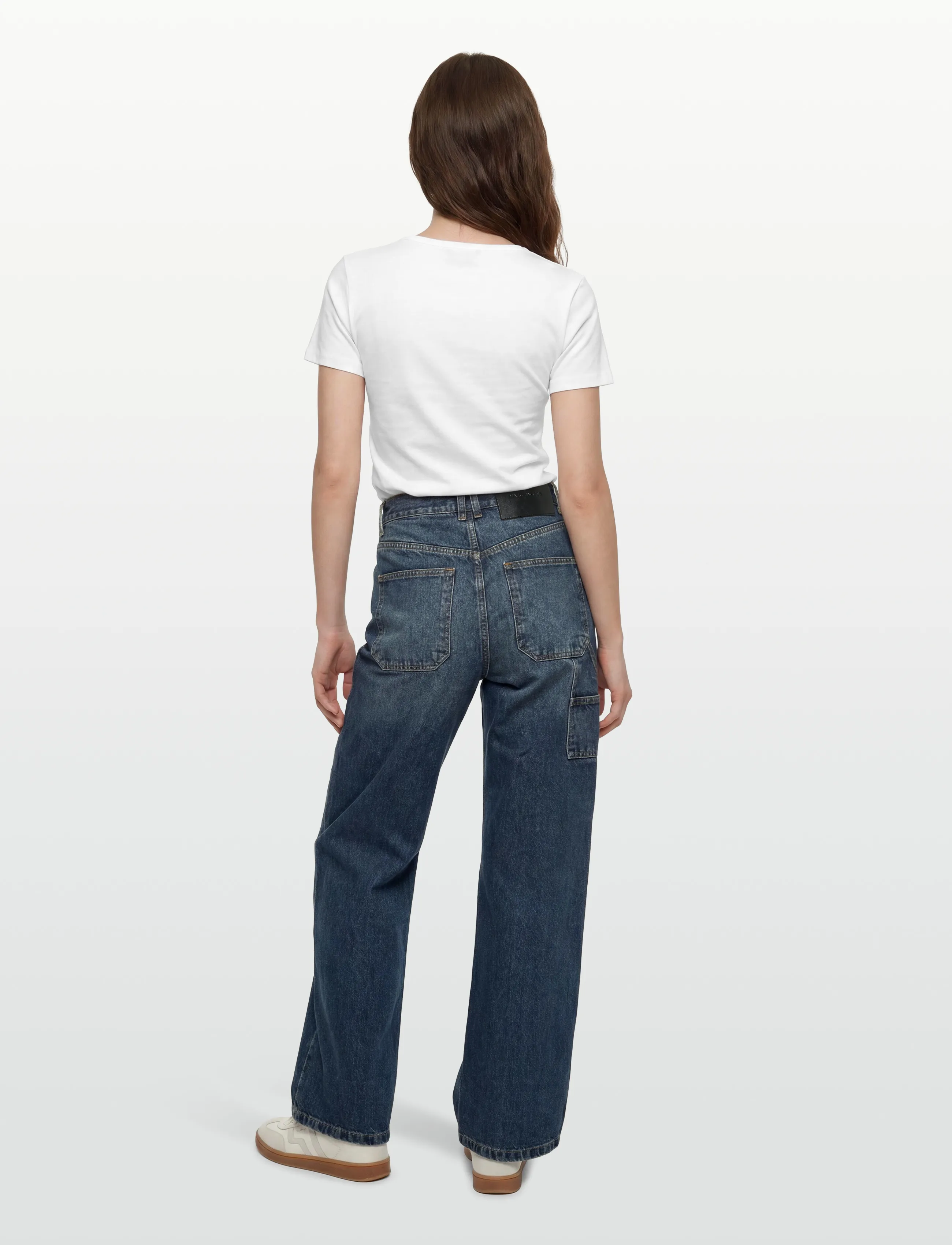Marc Jacobs - WIDE LEG JEAN - hosen mit weitem bein - medium wash indigo - 4
