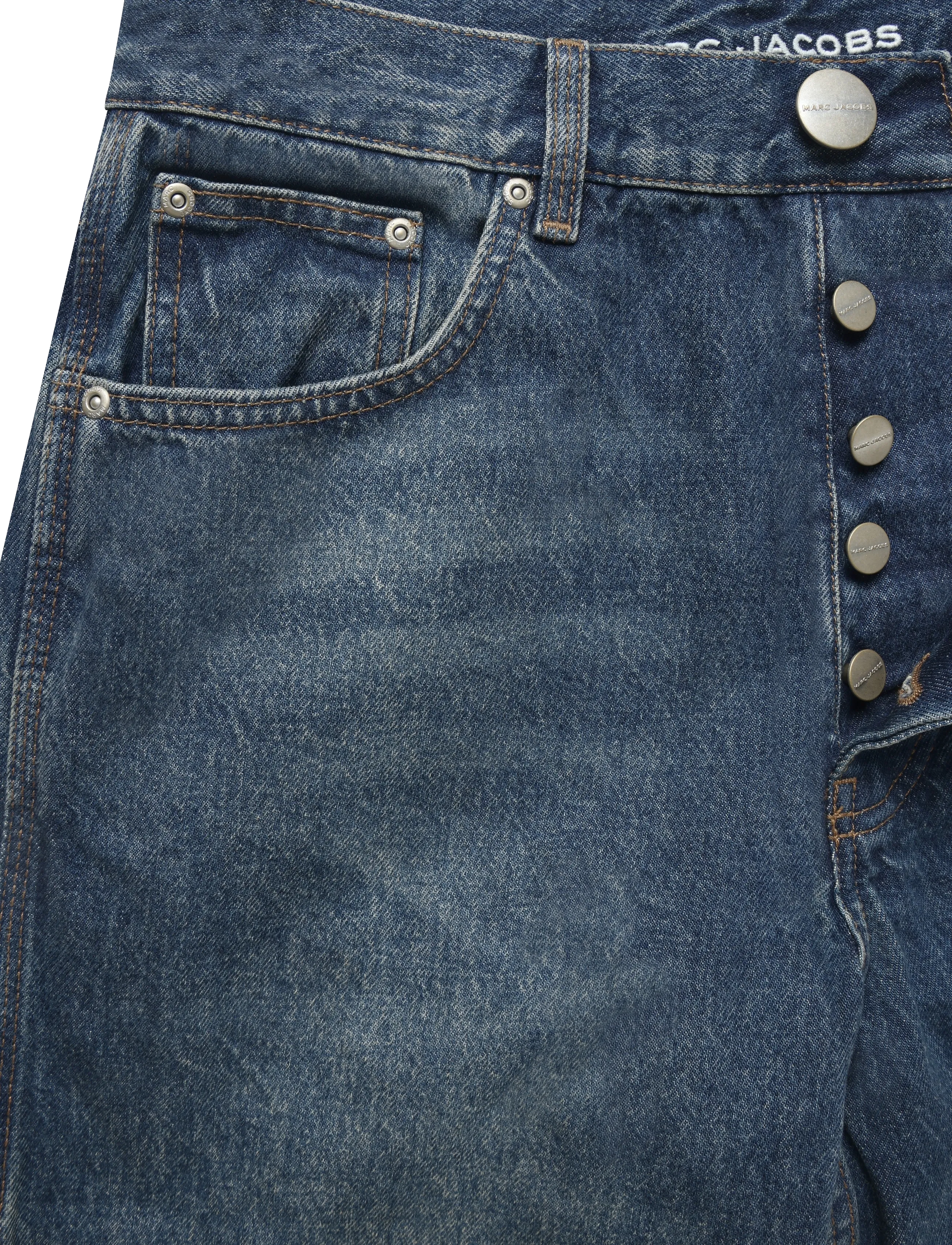 Marc Jacobs - WIDE LEG JEAN - medium wash indigo - 2