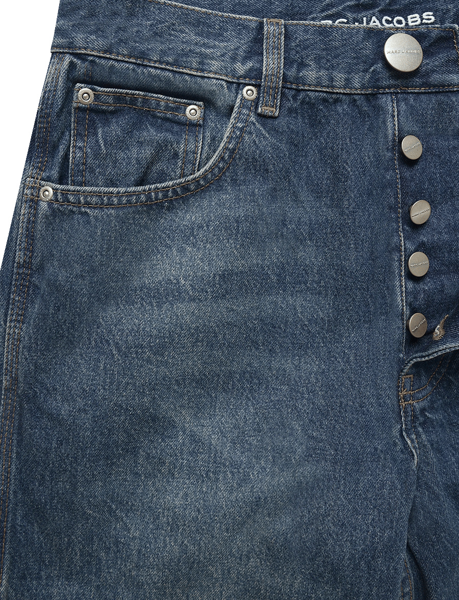 Marc Jacobs - WIDE LEG JEAN - hosen mit weitem bein - medium wash indigo - 2