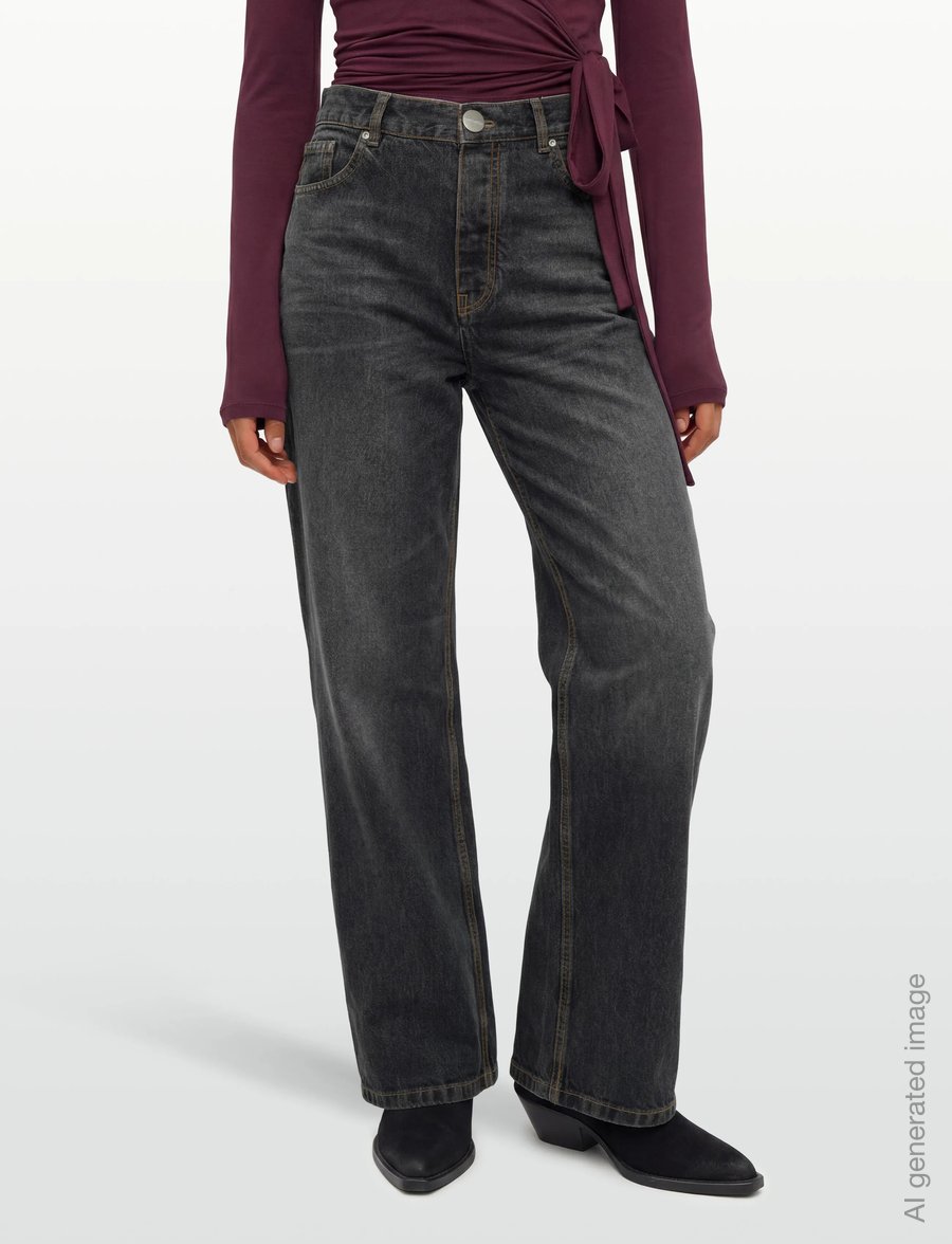 Marc Jacobs - WIDE LEG JEAN - brede jeans - asphalt wash - 3
