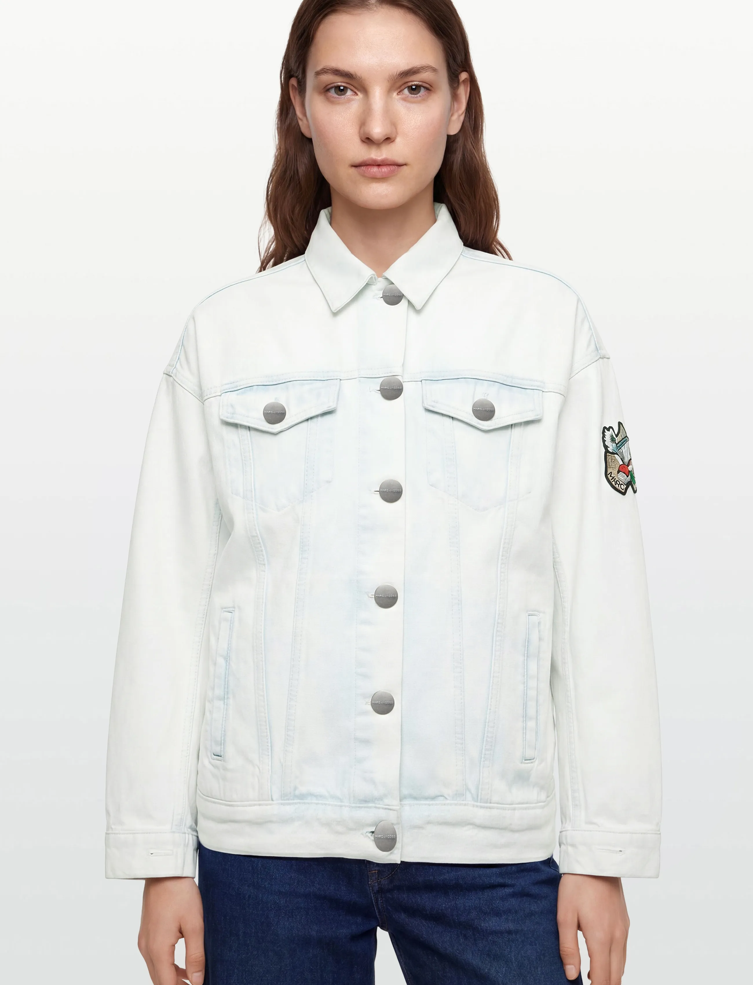 Marc Jacobs - OVERSIZED TRUCKER JACKET - light wash - 3